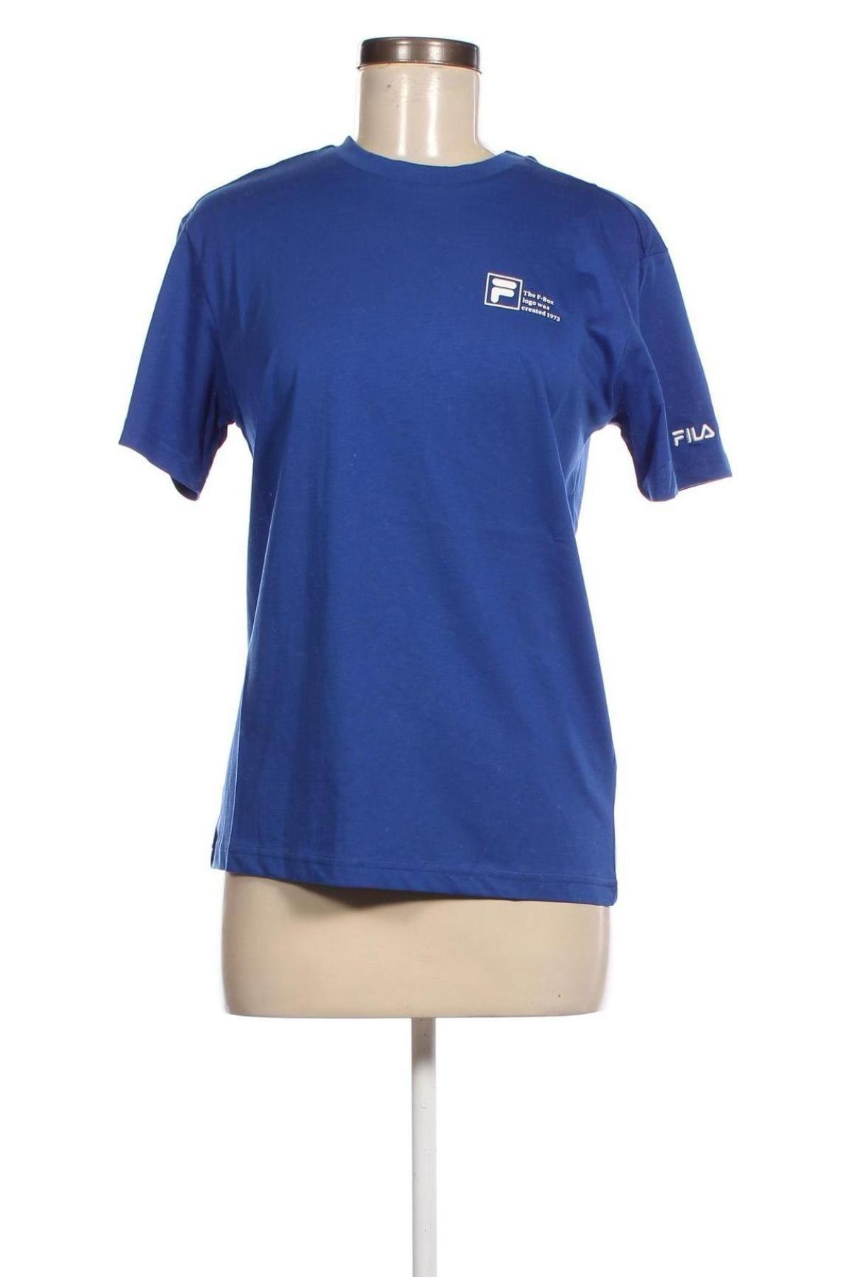 Γυναικείο t-shirt FILA, Μέγεθος S, Χρώμα Μπλέ, Τιμή 17,58 €