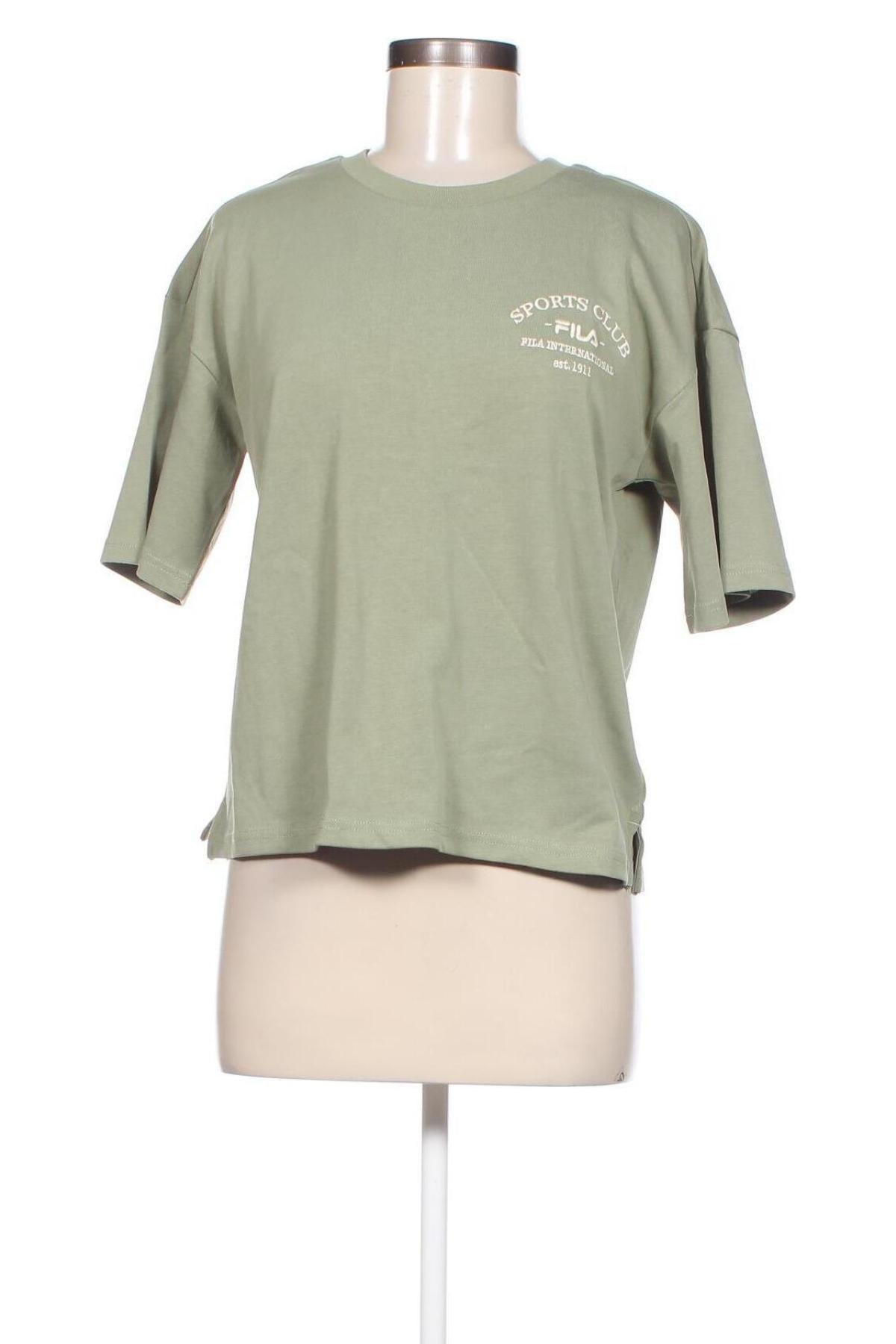 Γυναικείο t-shirt FILA, Μέγεθος S, Χρώμα Πράσινο, Τιμή 15,98 €