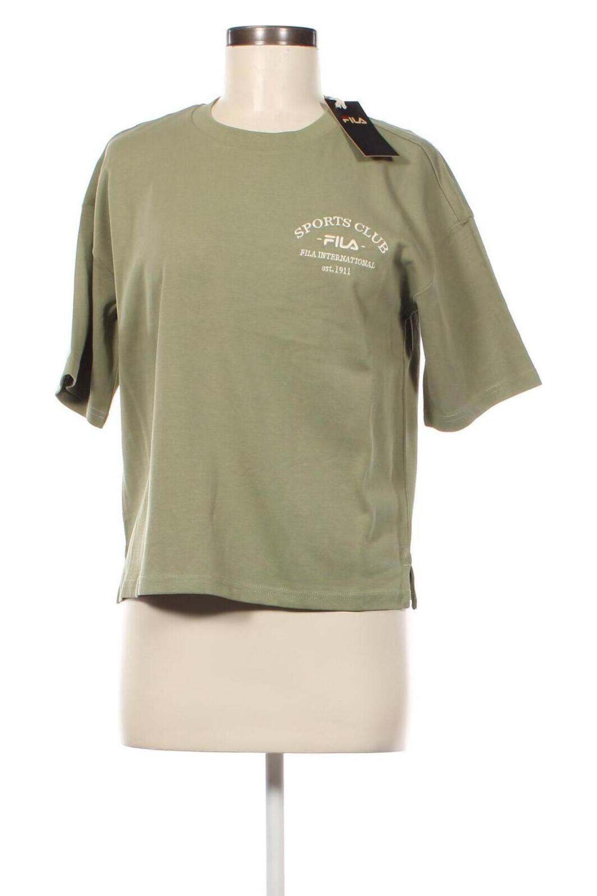Tricou de femei FILA, Mărime S, Culoare Verde, Preț 101,98 Lei