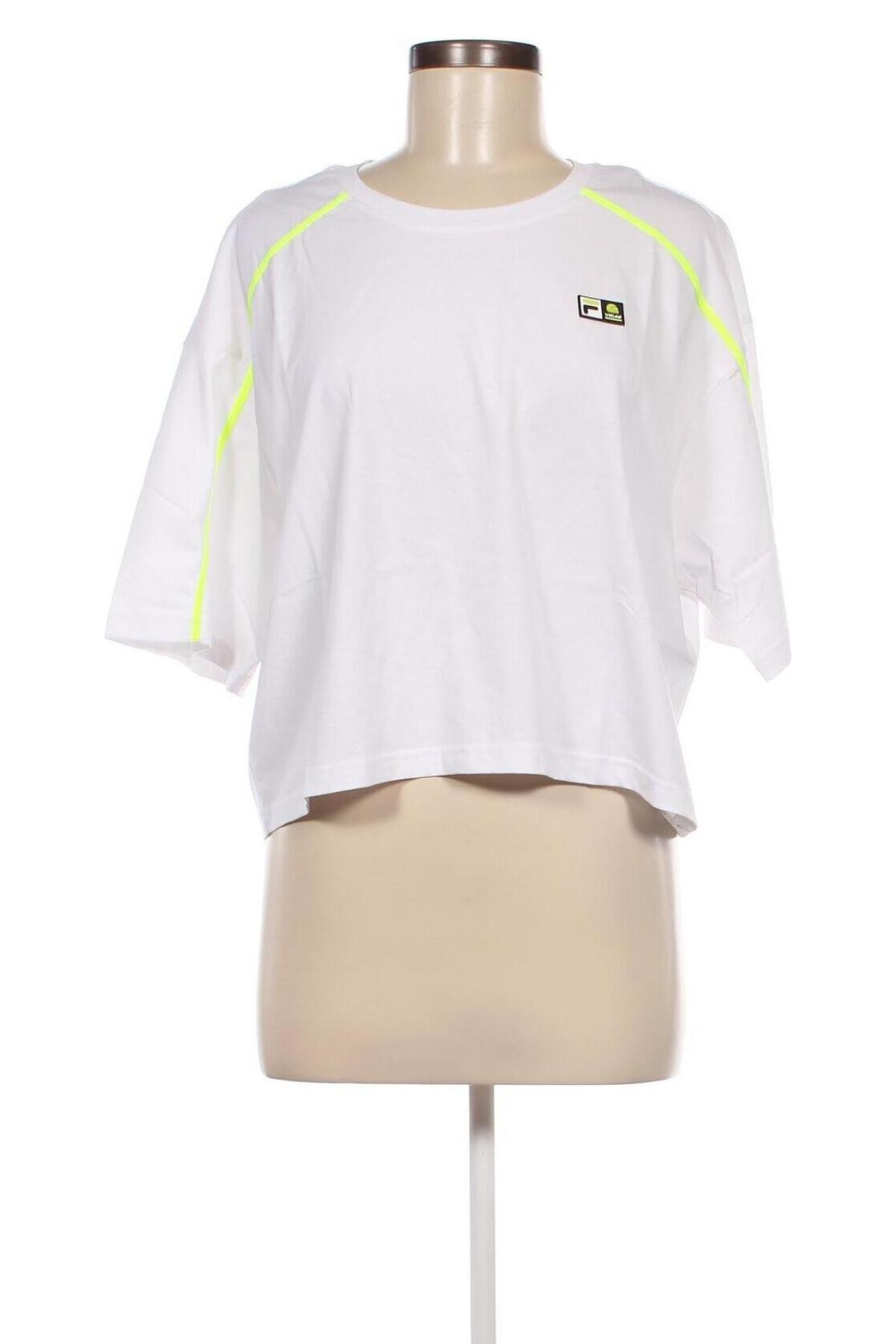 Γυναικείο t-shirt FILA, Μέγεθος XL, Χρώμα Λευκό, Τιμή 17,58 €