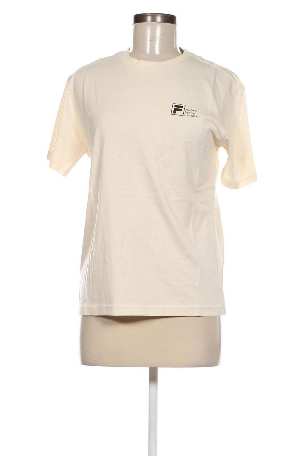 Damen T-Shirt FILA, Größe S, Farbe Ecru, Preis 15,98 €