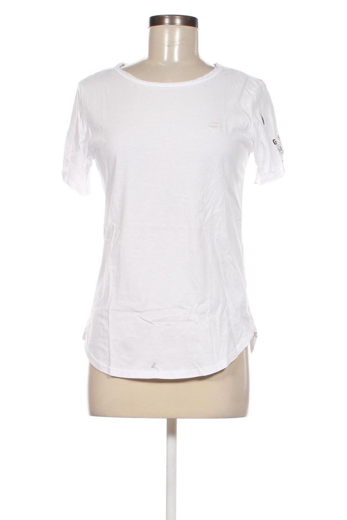 Damen T-Shirt G-Star Raw, Größe M, Farbe Weiß, Preis € 22,16