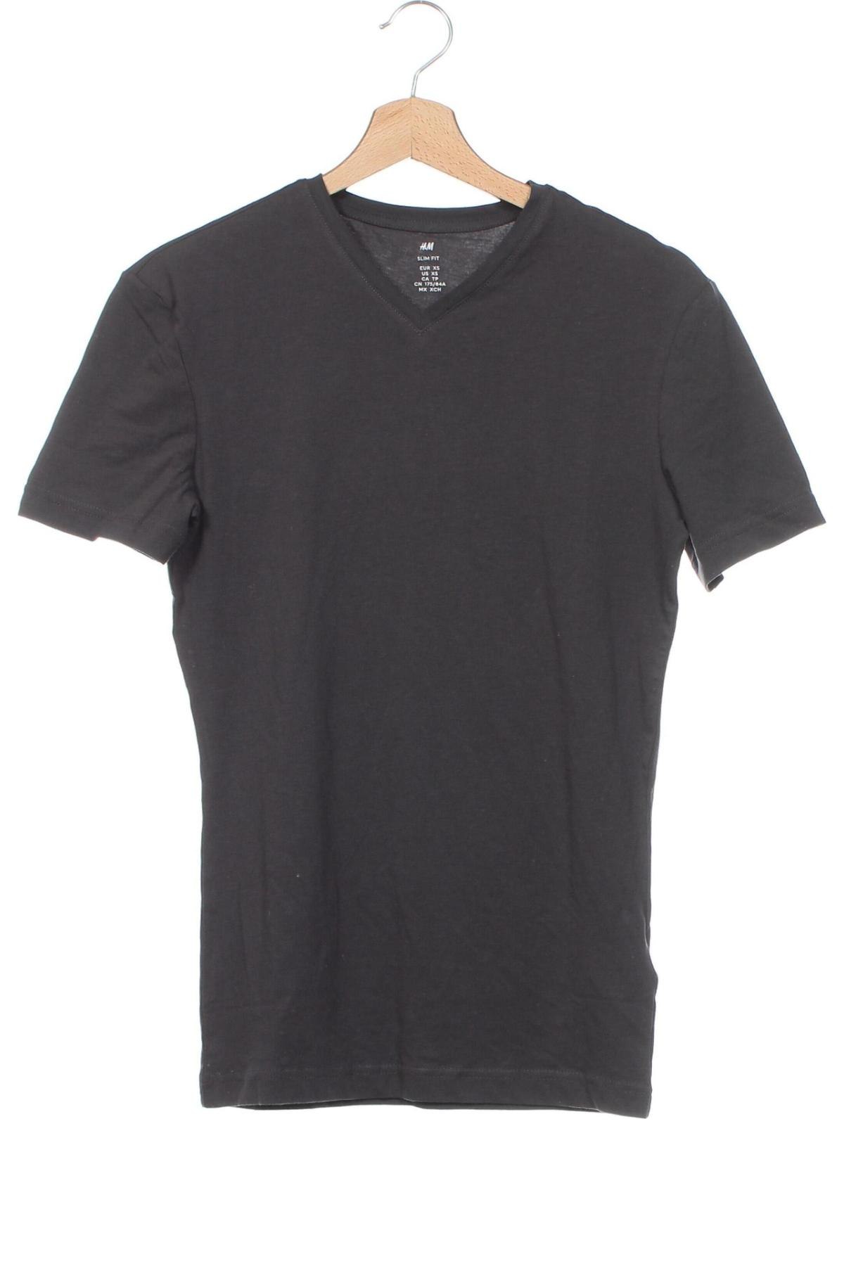 Γυναικείο t-shirt H&M, Μέγεθος XS, Χρώμα Γκρί, Τιμή 10,83 €