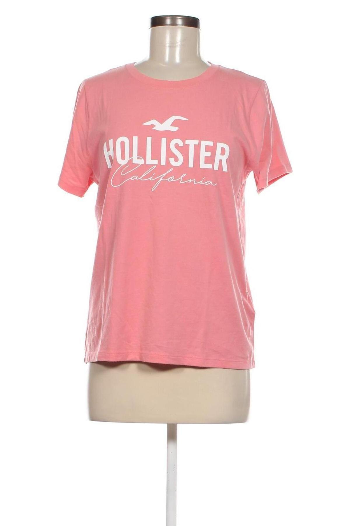Damen T-Shirt Hollister, Größe L, Farbe Rosa, Preis € 11,14