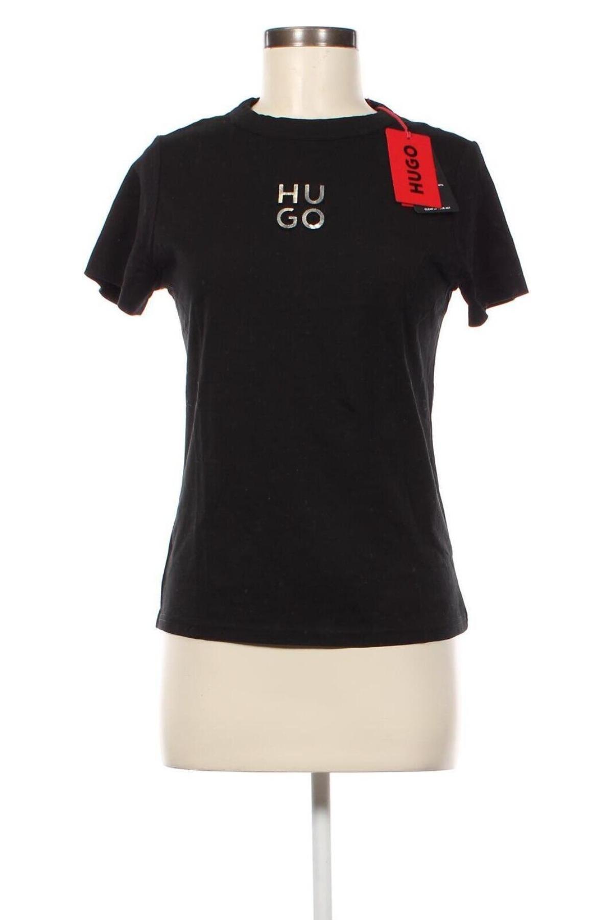 Tricou de femei Hugo Boss, Mărime L, Culoare Negru, Preț 417,76 Lei