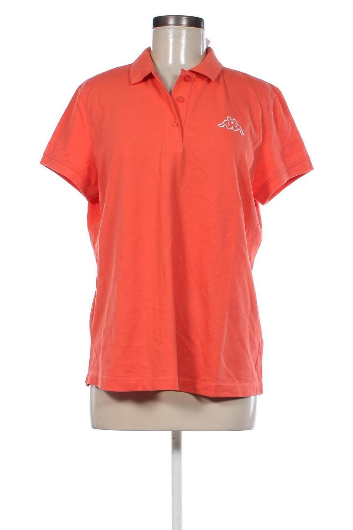 Дамска тениска Kappa, Размер XL, Цвят Оранжев, Цена 15,20 лв.