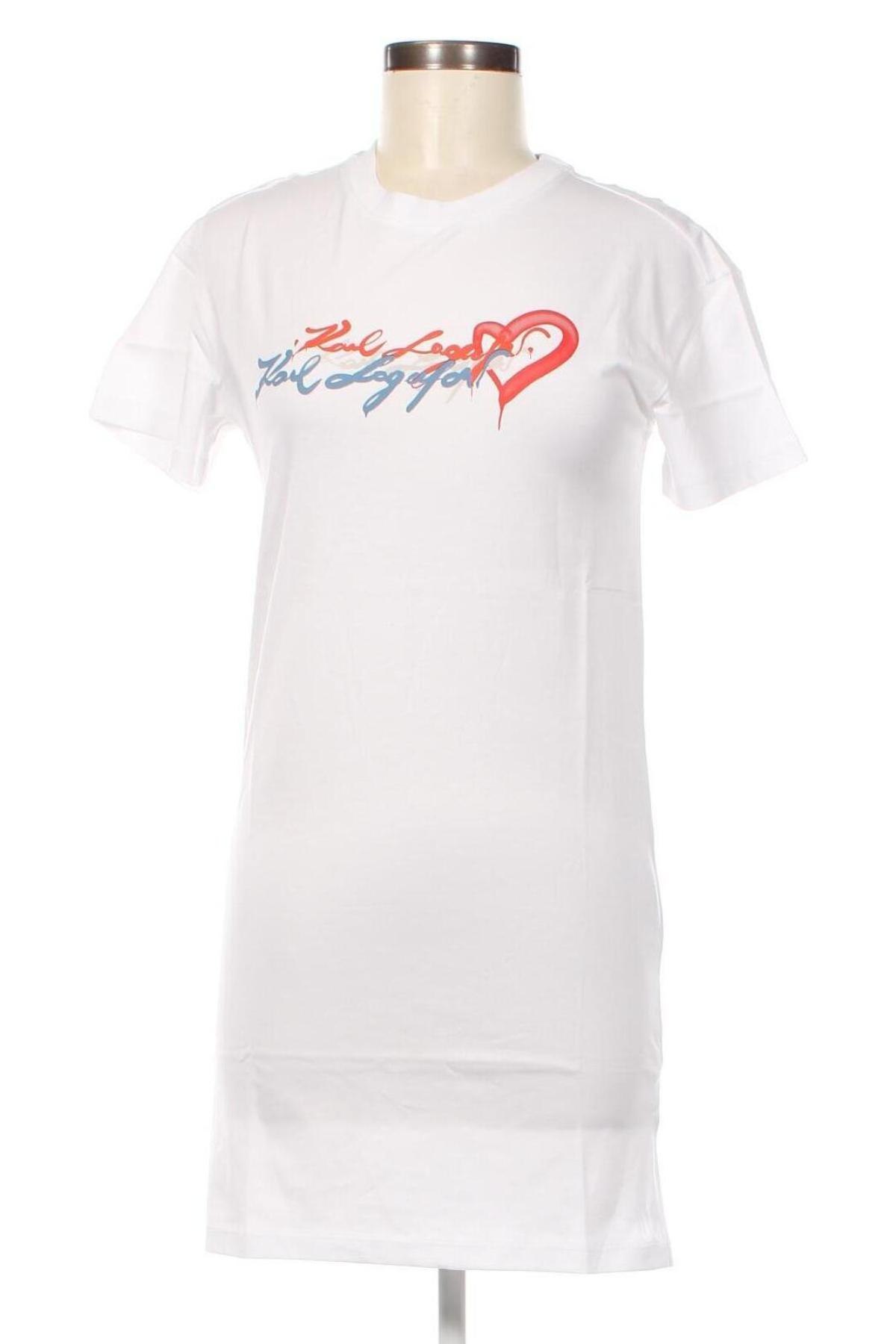 Damski T-shirt Karl Lagerfeld, Rozmiar XS, Kolor Biały, Cena 321,58 zł