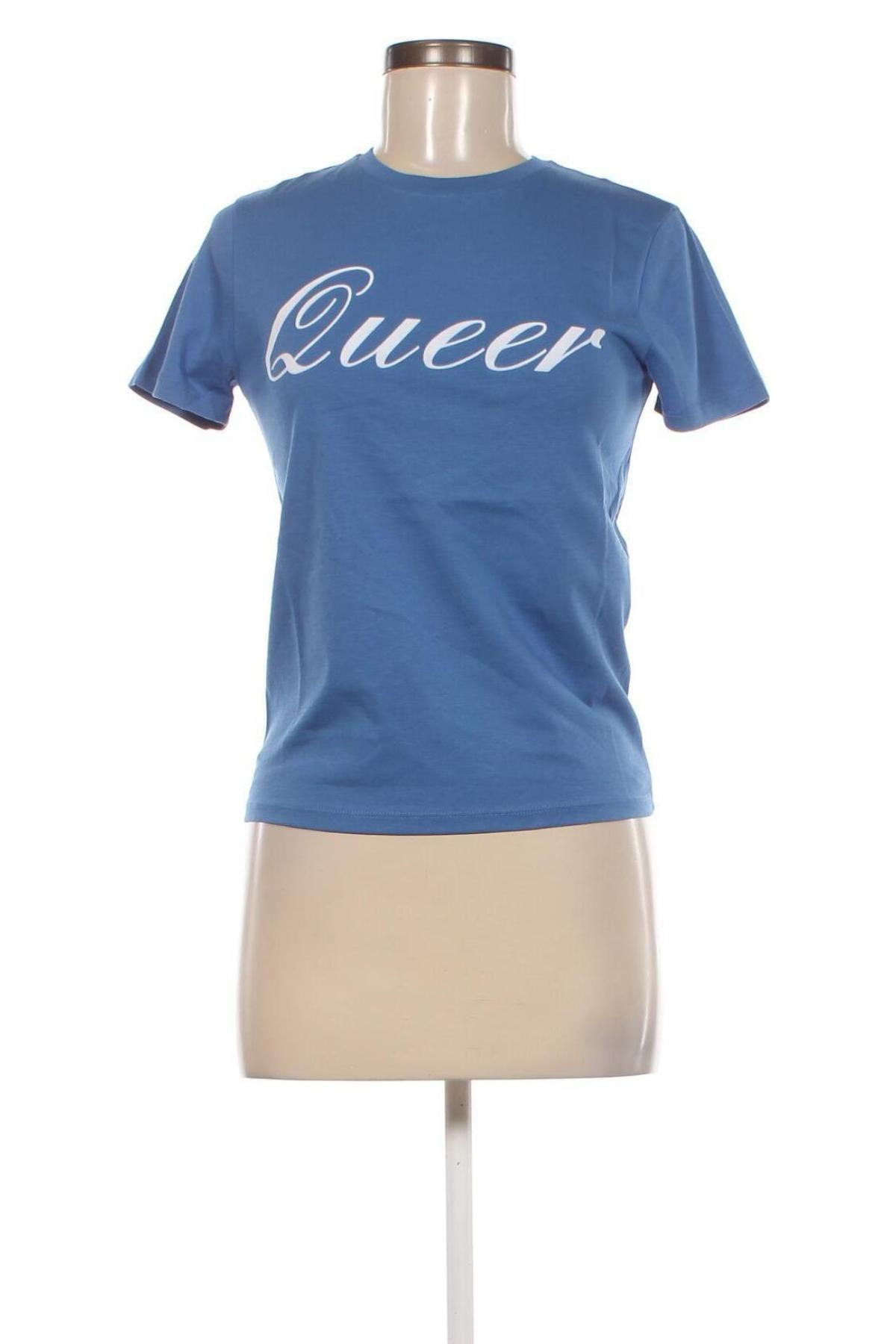 Damen T-Shirt Karl Lagerfeld, Größe XS, Farbe Blau, Preis 32,73 €