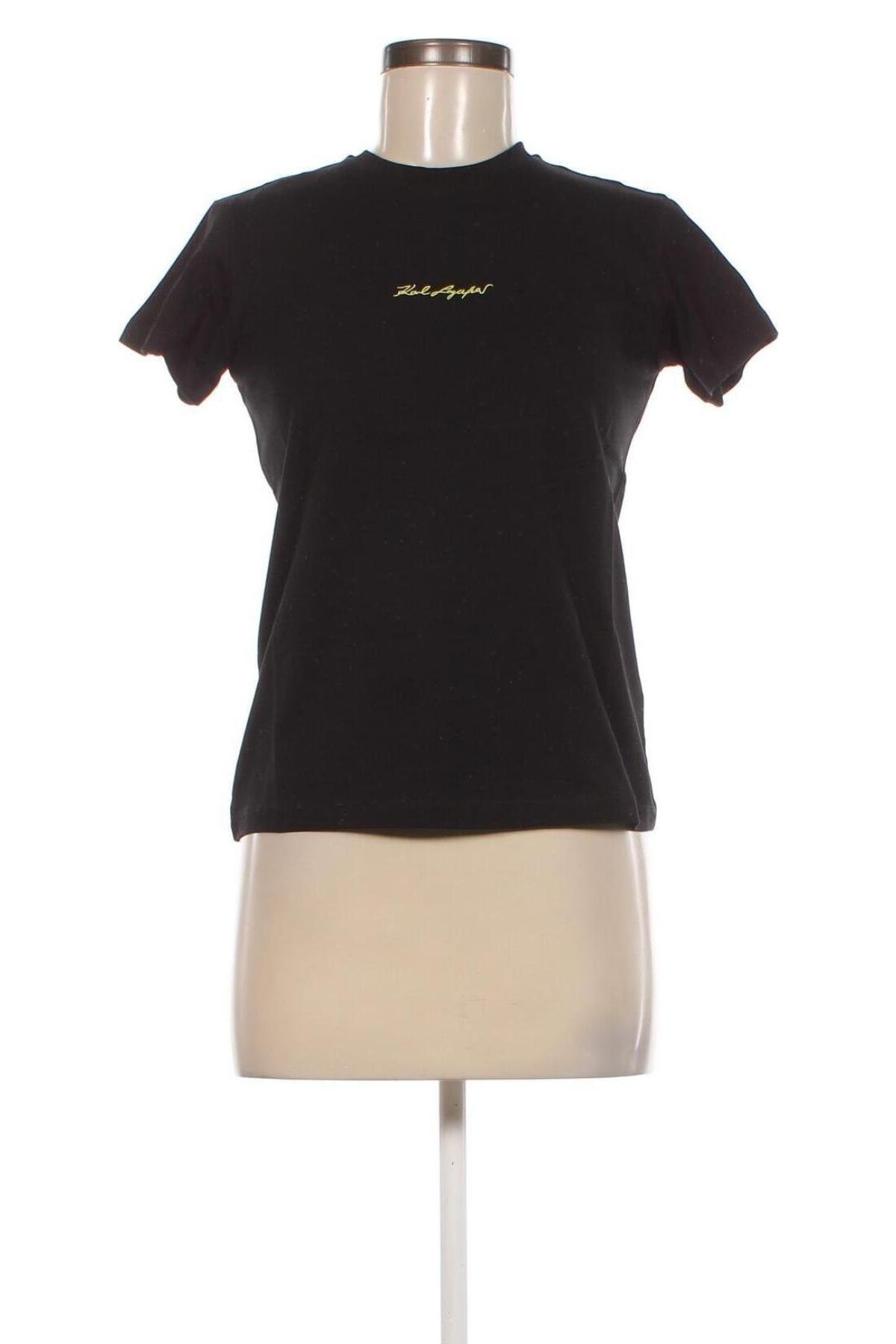 Γυναικείο t-shirt Karl Lagerfeld, Μέγεθος XS, Χρώμα Μαύρο, Τιμή 62,19 €