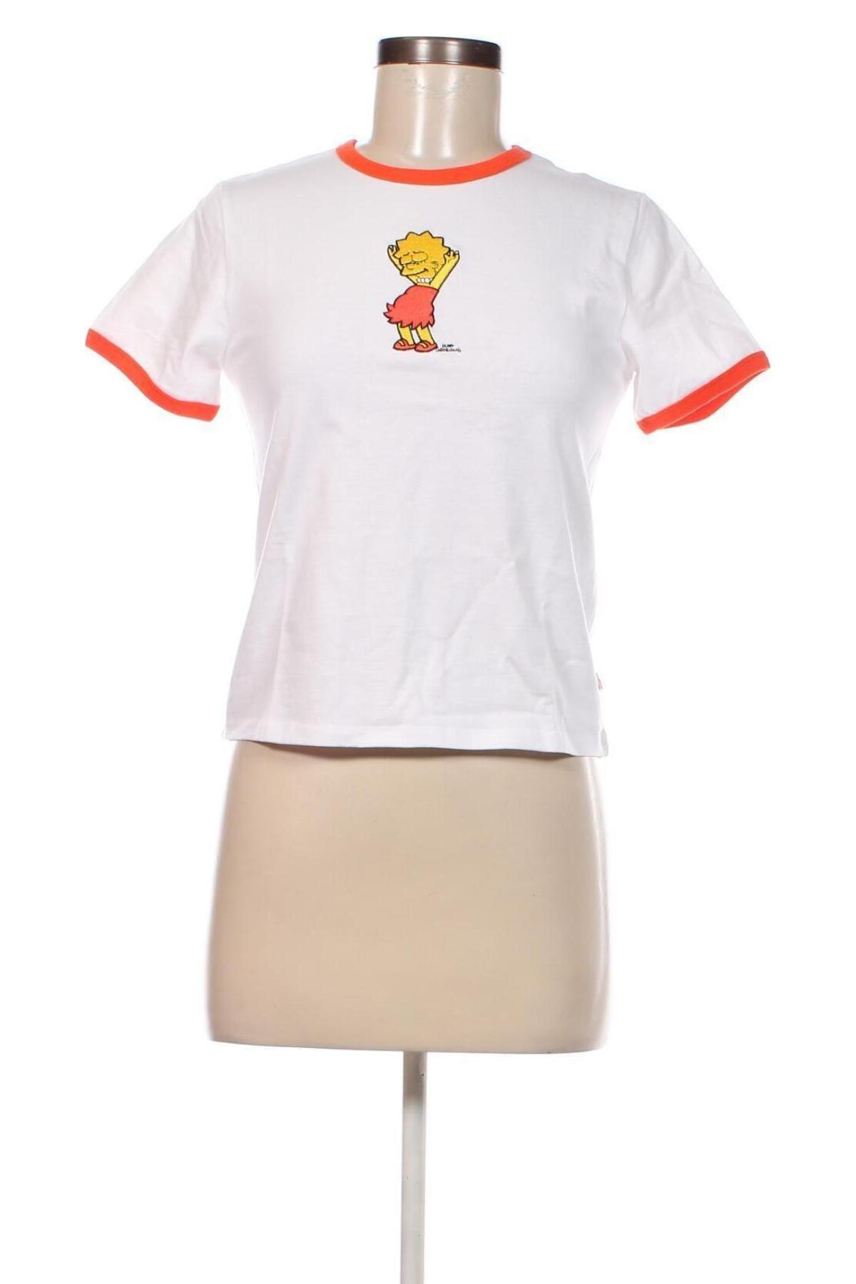 Γυναικείο t-shirt Levi's, Μέγεθος XS, Χρώμα Λευκό, Τιμή 22,37 €