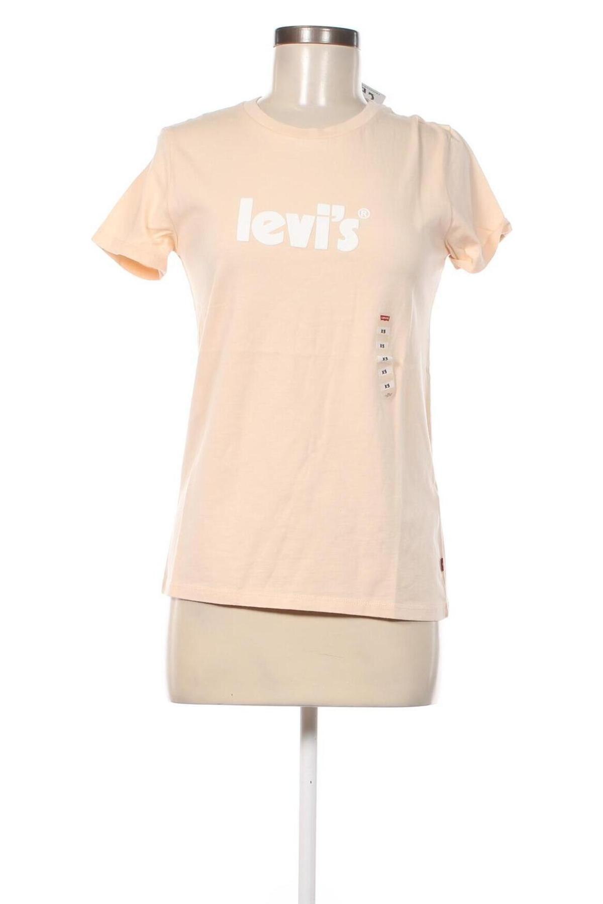 Damen T-Shirt Levi's, Größe XS, Farbe Beige, Preis € 15,98