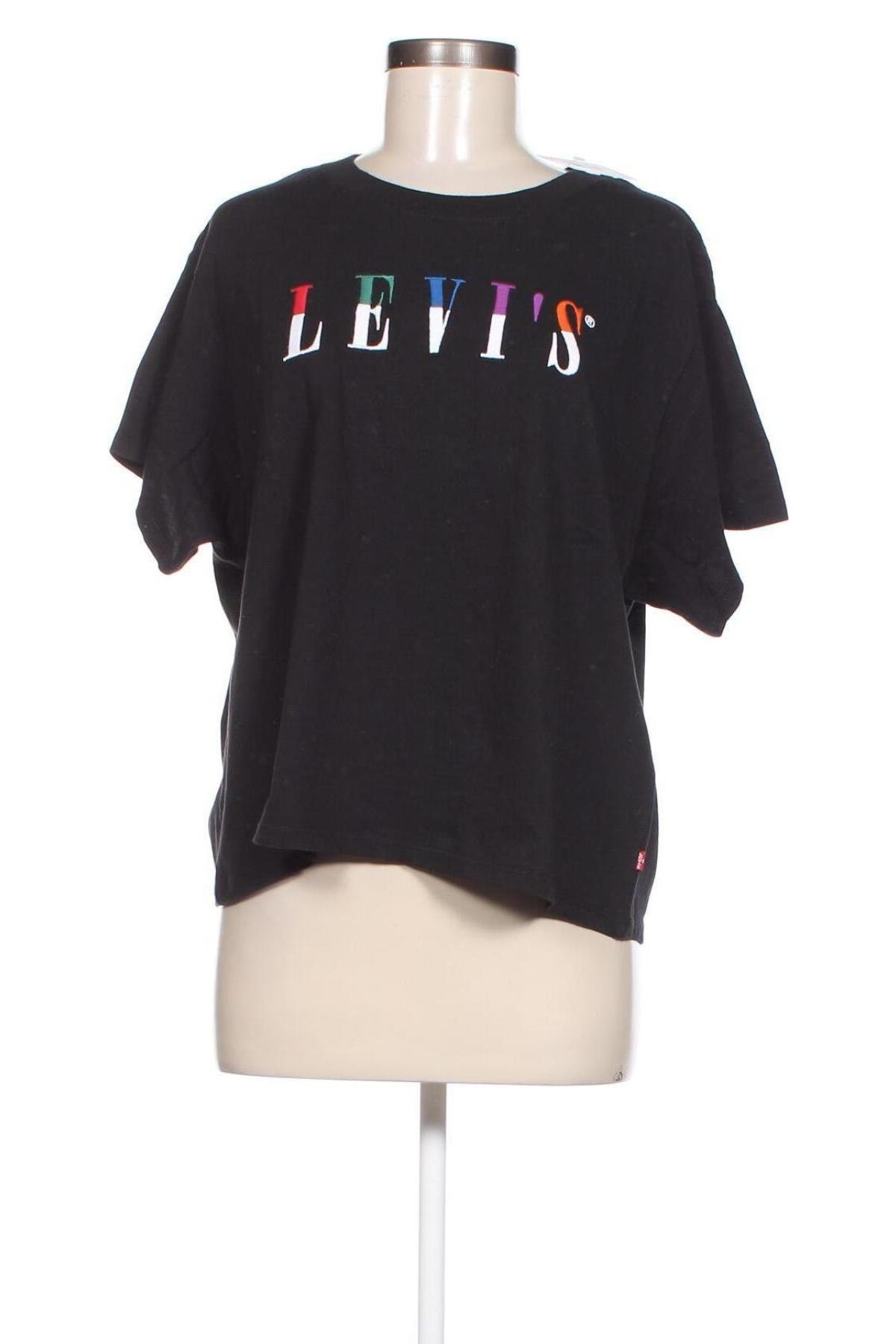 Damen T-Shirt Levi's, Größe L, Farbe Schwarz, Preis € 30,36