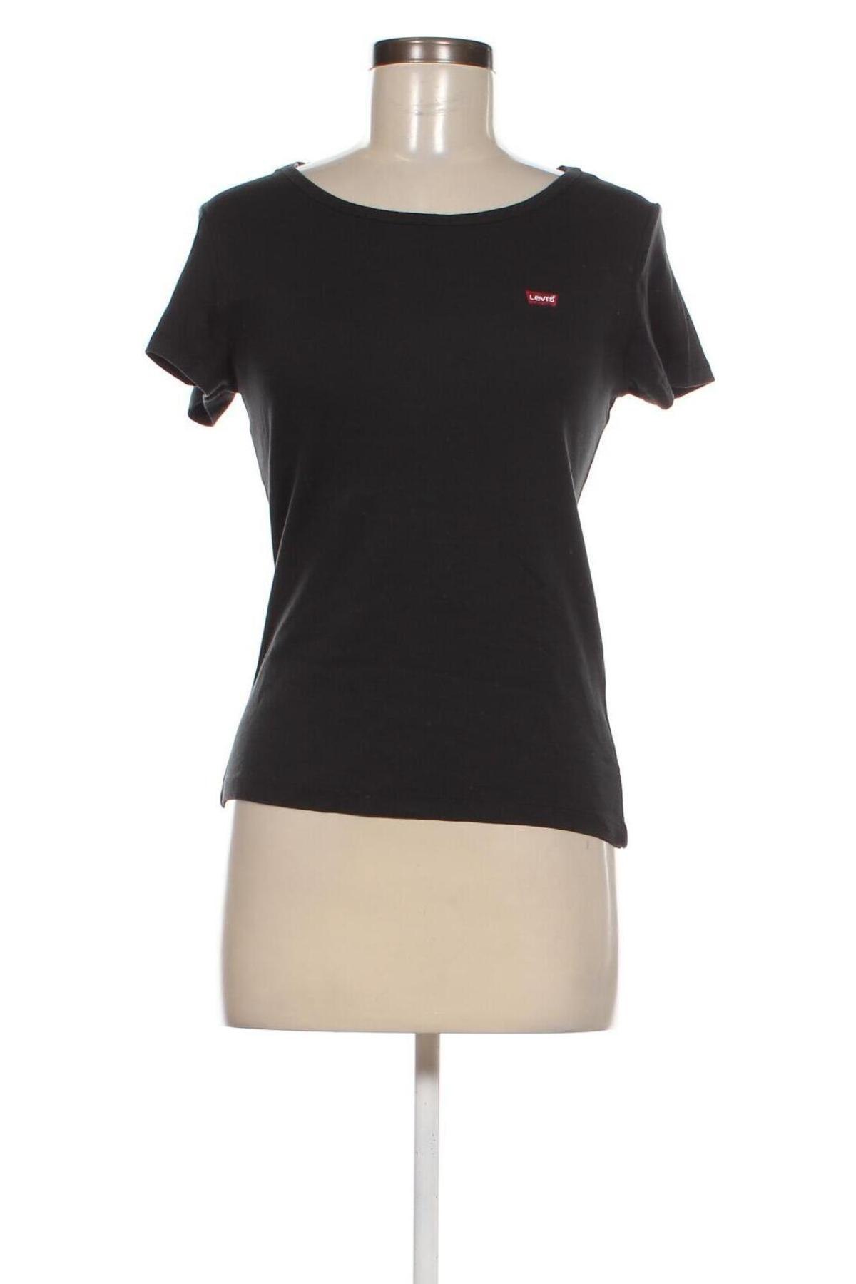 Γυναικείο t-shirt Levi's, Μέγεθος M, Χρώμα Μαύρο, Τιμή 30,36 €