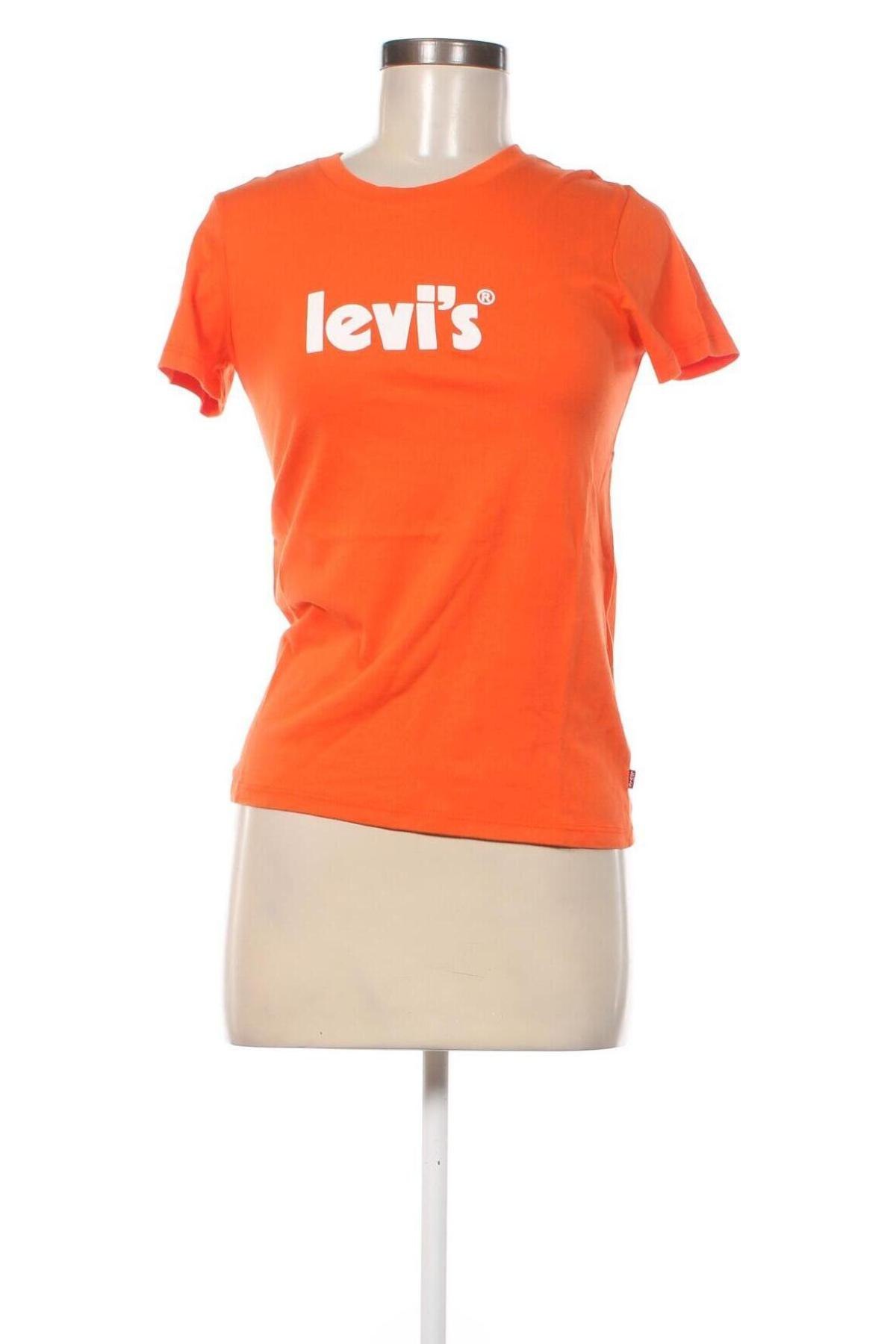 Γυναικείο t-shirt Levi's, Μέγεθος XXS, Χρώμα Πορτοκαλί, Τιμή 15,98 €