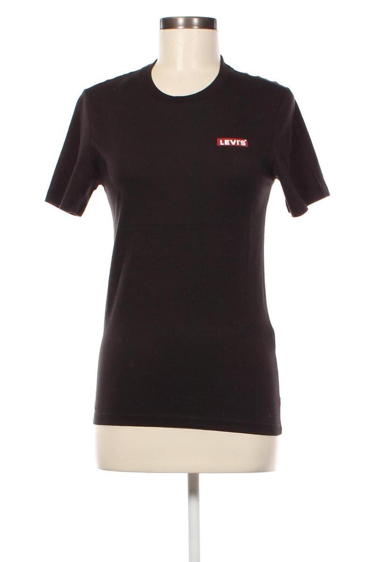 Damen T-Shirt Levi's, Größe XS, Farbe Schwarz, Preis 22,37 €