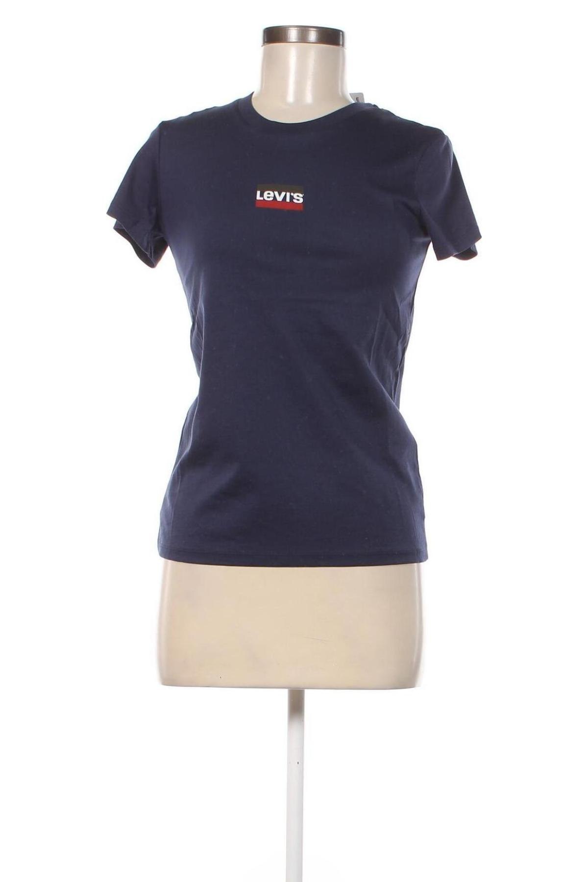 Damen T-Shirt Levi's, Größe XXS, Farbe Blau, Preis 31,96 €