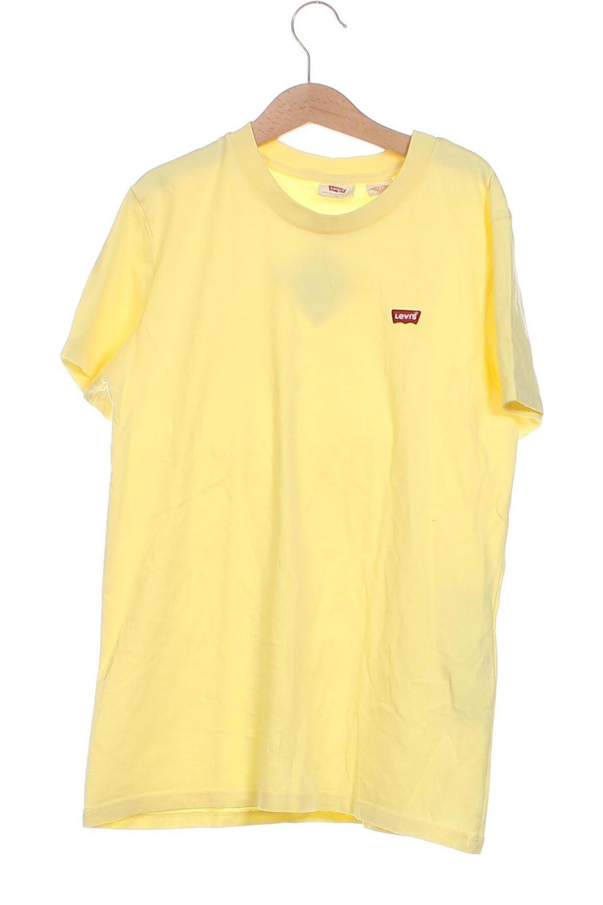 Дамска тениска Levi's, Размер XS, Цвят Жълт, Цена 16,42 лв.