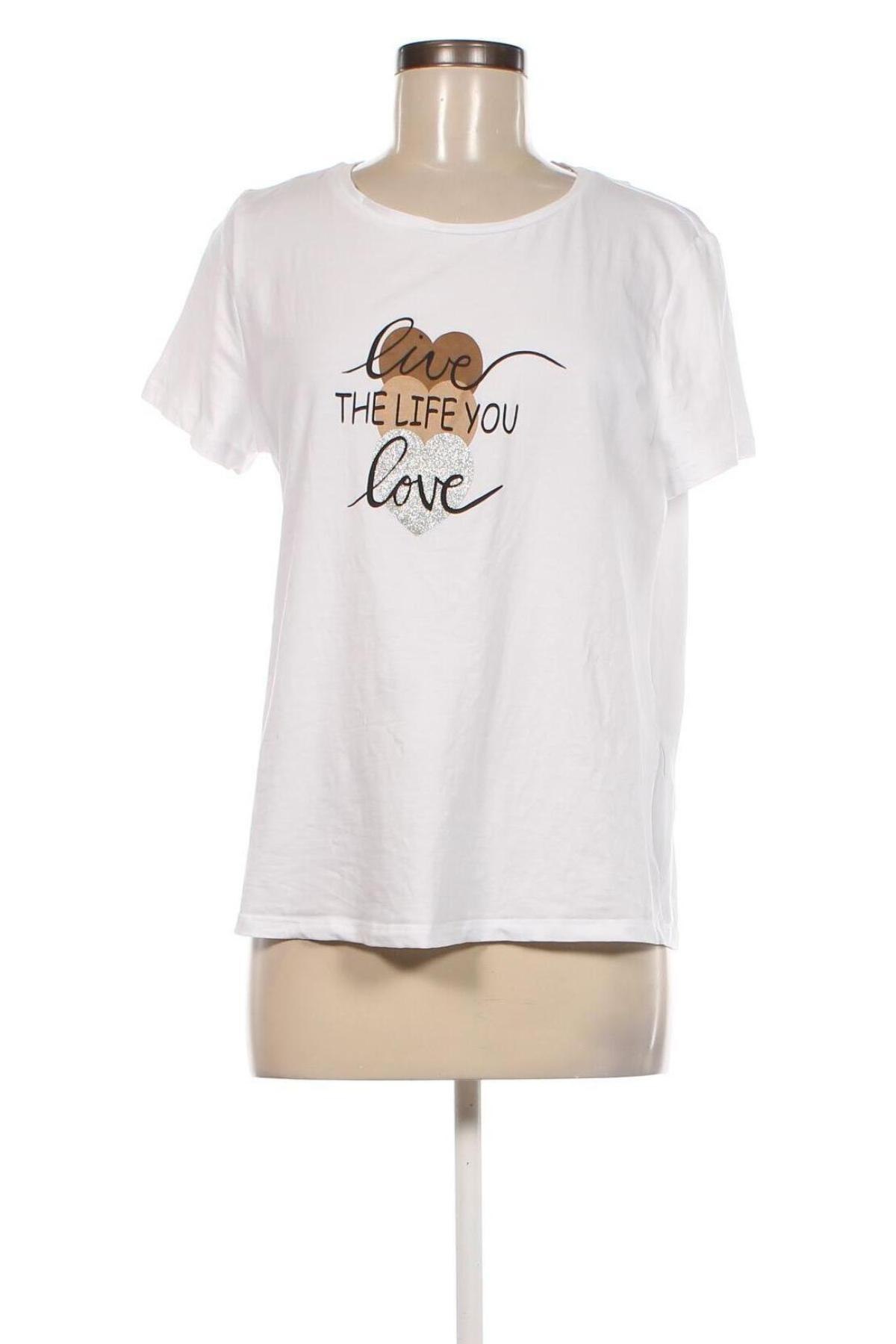 Damen T-Shirt More & More, Größe L, Farbe Weiß, Preis 31,96 €
