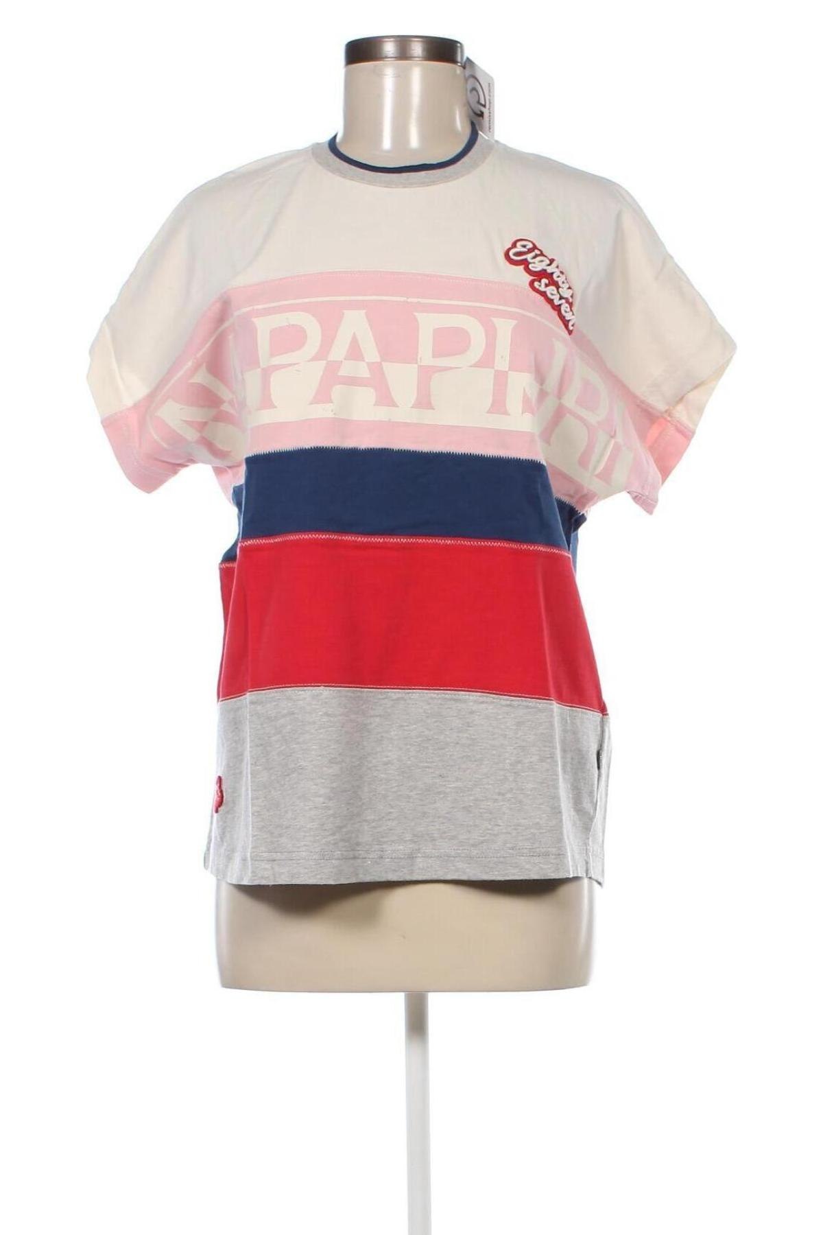 Дамска тениска Napapijri, Размер S, Цвят Многоцветен, Цена 39,60 лв.
