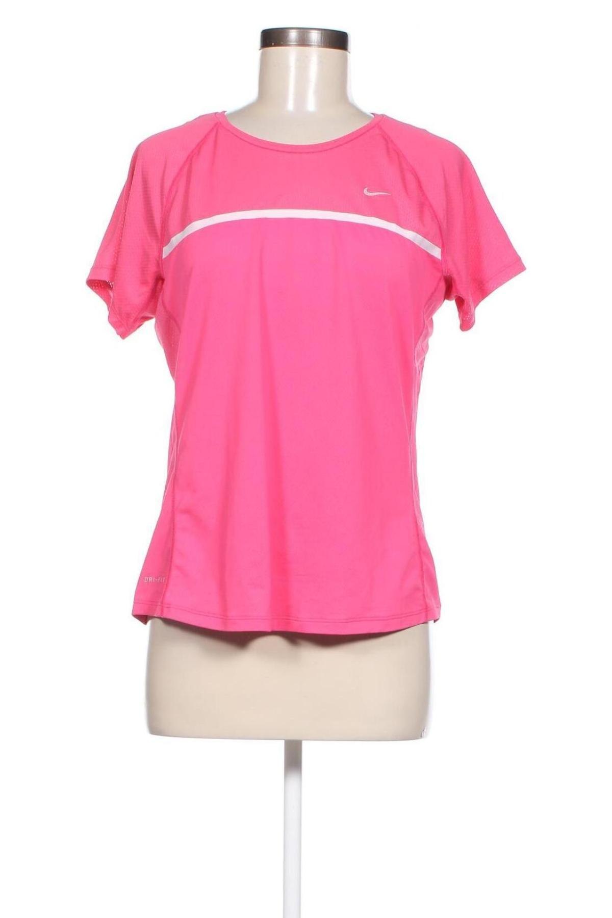 Дамска тениска Nike, Размер L, Цвят Розов, Цена 27,00 лв.