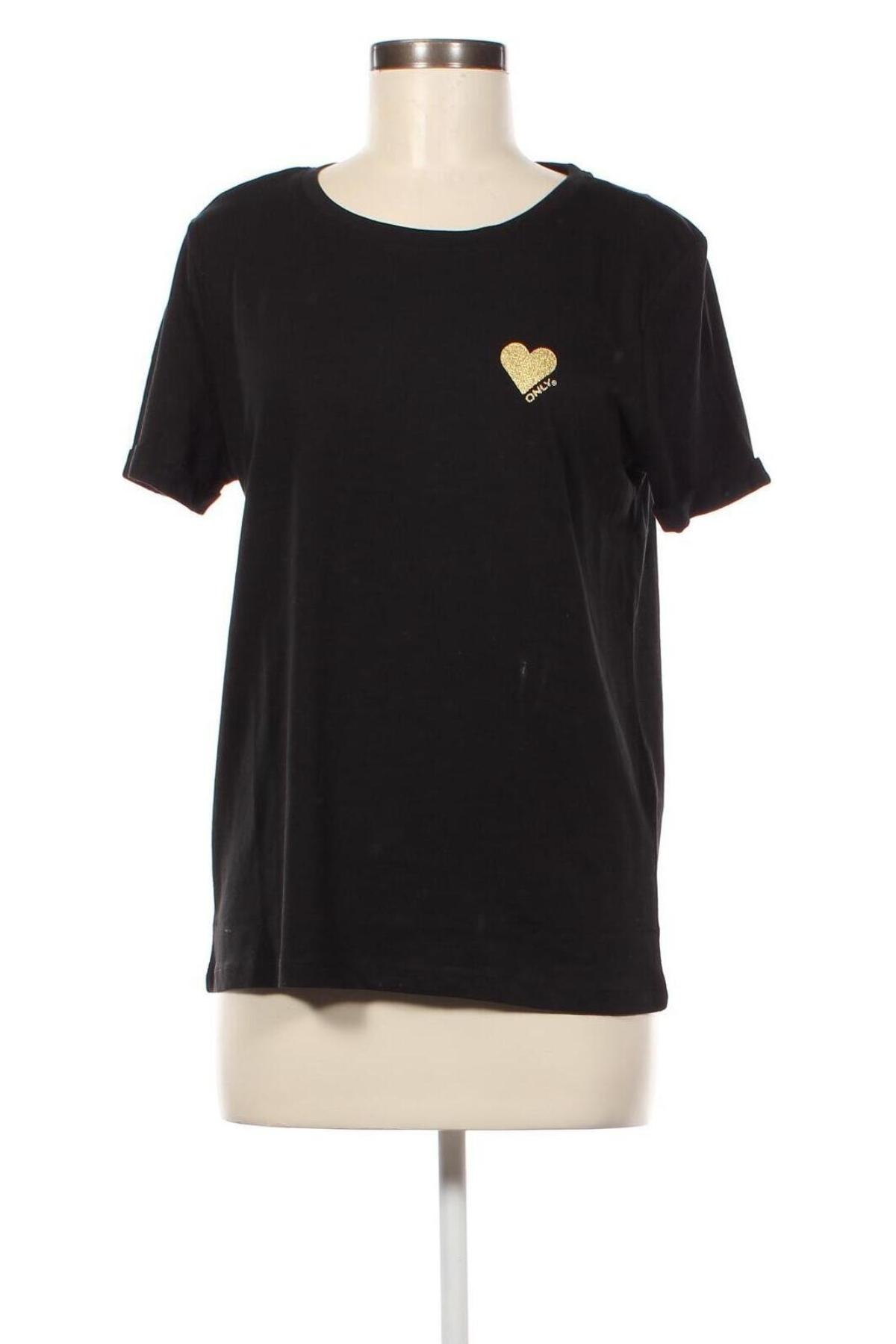 Damen T-Shirt ONLY, Größe M, Farbe Schwarz, Preis € 9,59