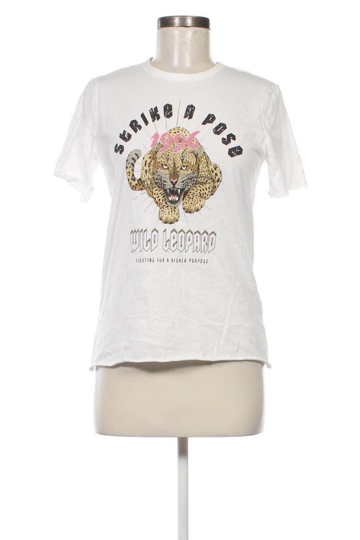 Γυναικείο t-shirt ONLY, Μέγεθος S, Χρώμα Λευκό, Τιμή 5,20 €