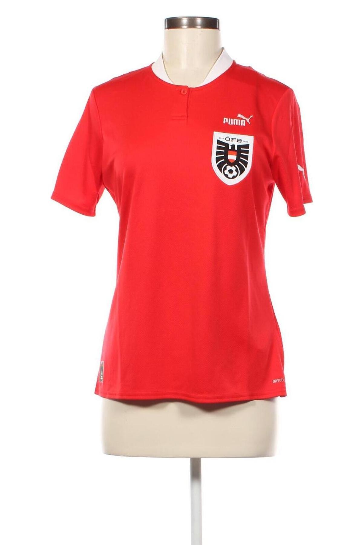 Damen T-Shirt PUMA, Größe M, Farbe Rot, Preis 30,36 €