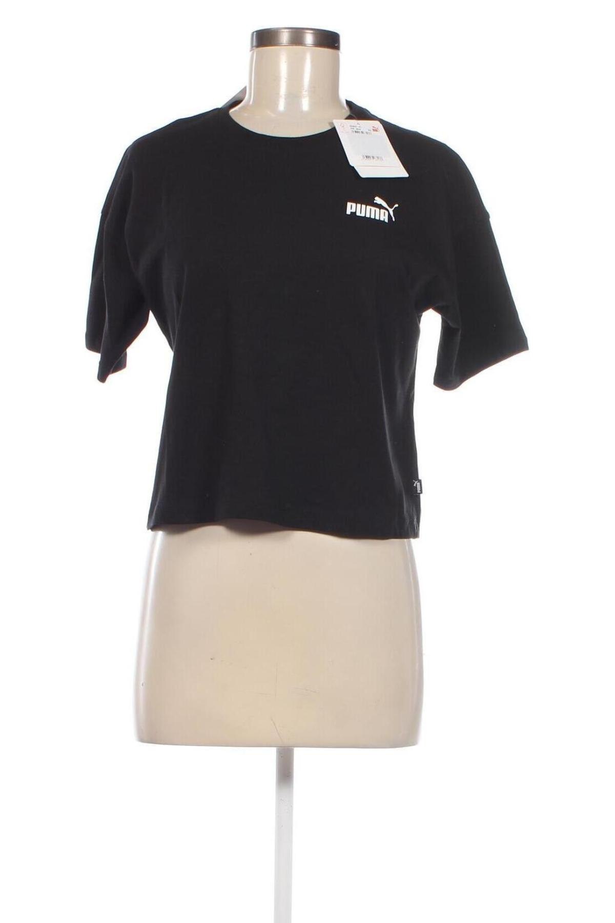 Damen T-Shirt PUMA, Größe XS, Farbe Schwarz, Preis 20,77 €