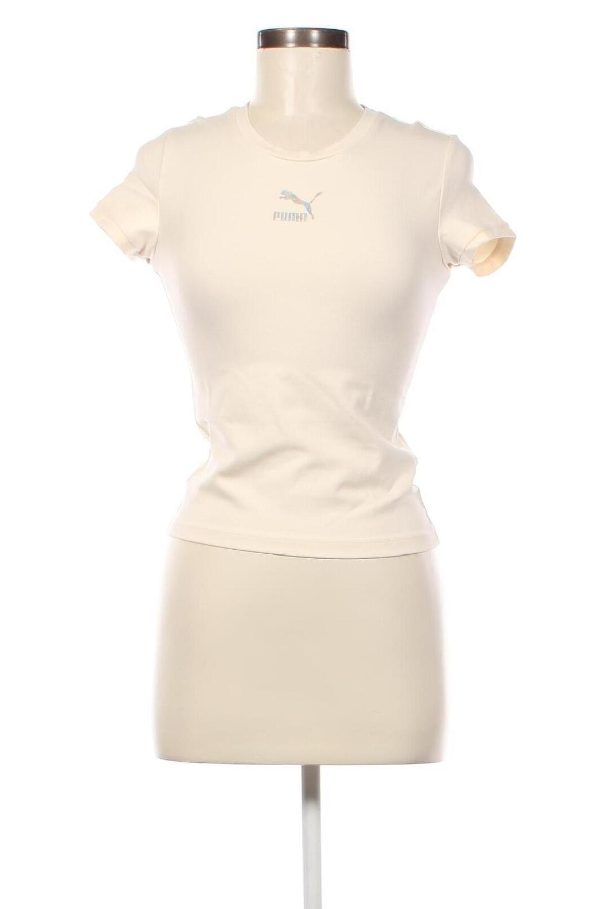 Tricou de femei PUMA, Mărime XS, Culoare Ecru, Preț 152,96 Lei
