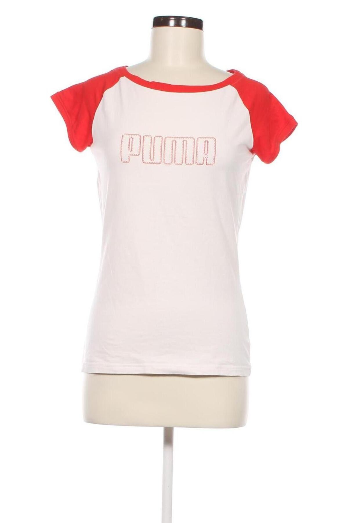 Γυναικείο t-shirt PUMA, Μέγεθος L, Χρώμα Λευκό, Τιμή 7,46 €