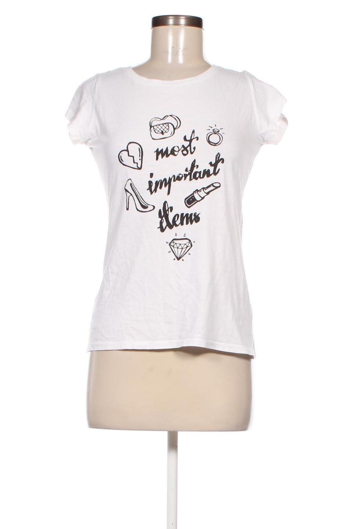 Damen T-Shirt Pepco, Größe M, Farbe Weiß, Preis 3,77 €