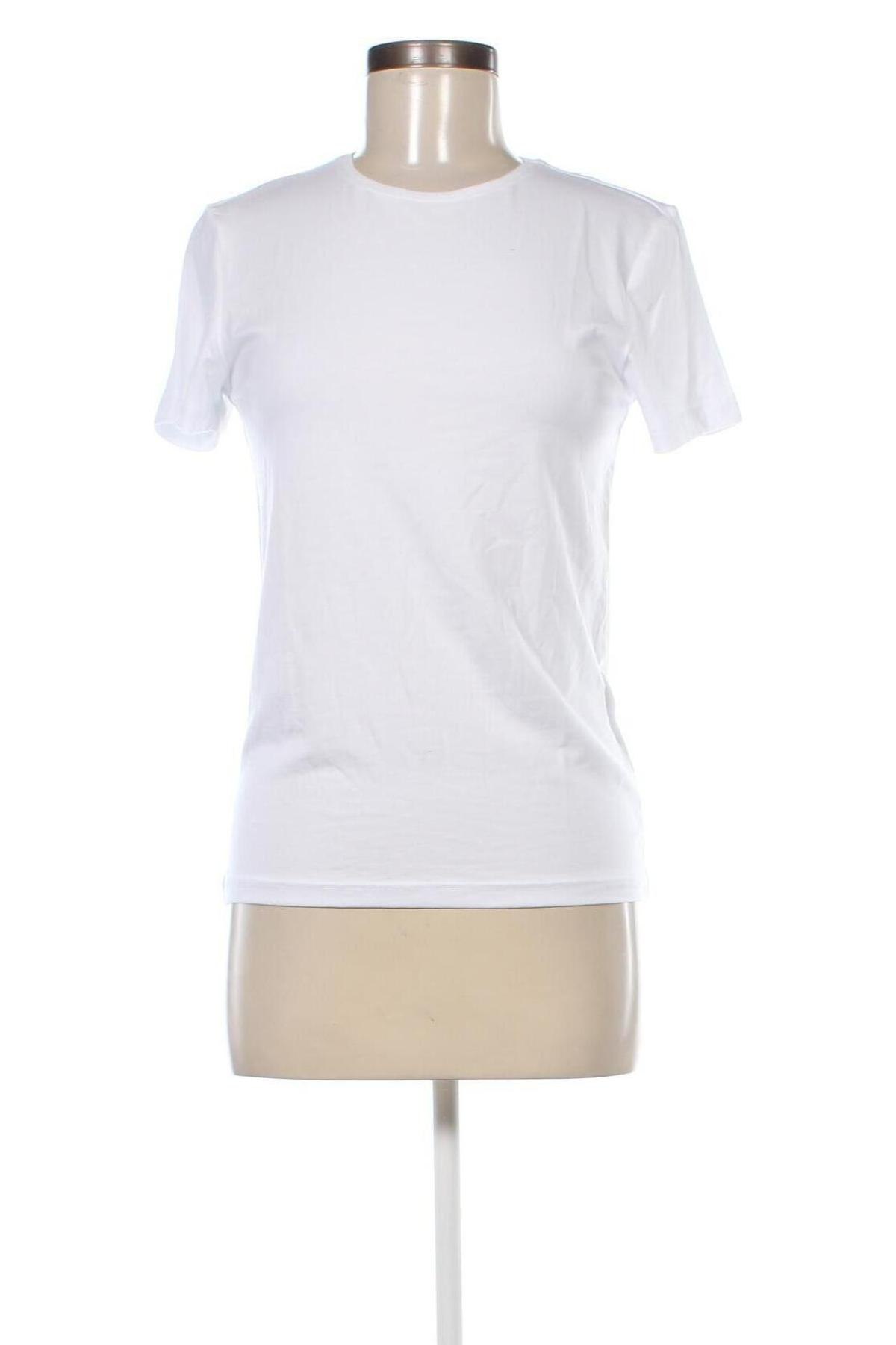 Дамска тениска Pieces, Размер M, Цвят Бял, Цена 18,60 лв.