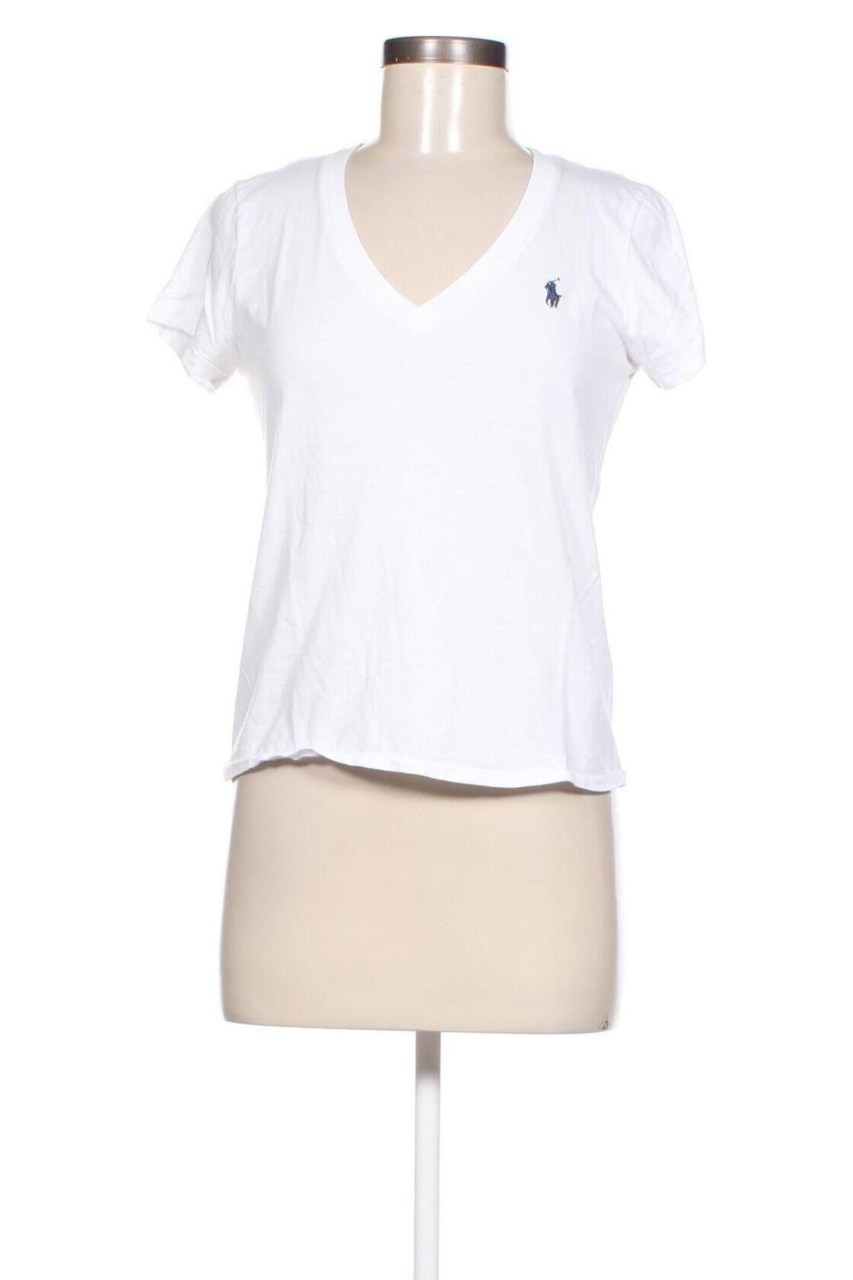 Γυναικείο t-shirt Polo By Ralph Lauren, Μέγεθος S, Χρώμα Λευκό, Τιμή 37,63 €