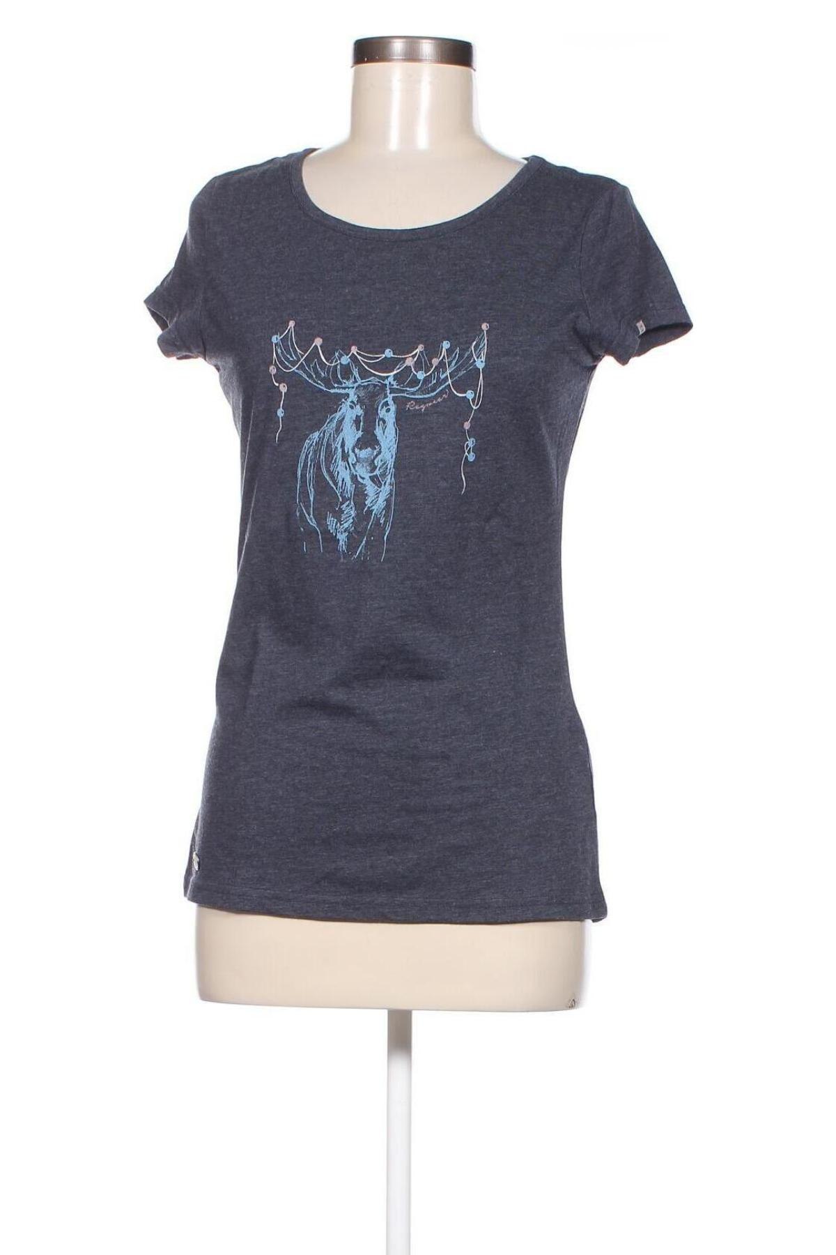 Γυναικείο t-shirt Ragwear, Μέγεθος S, Χρώμα Μπλέ, Τιμή 8,00 €
