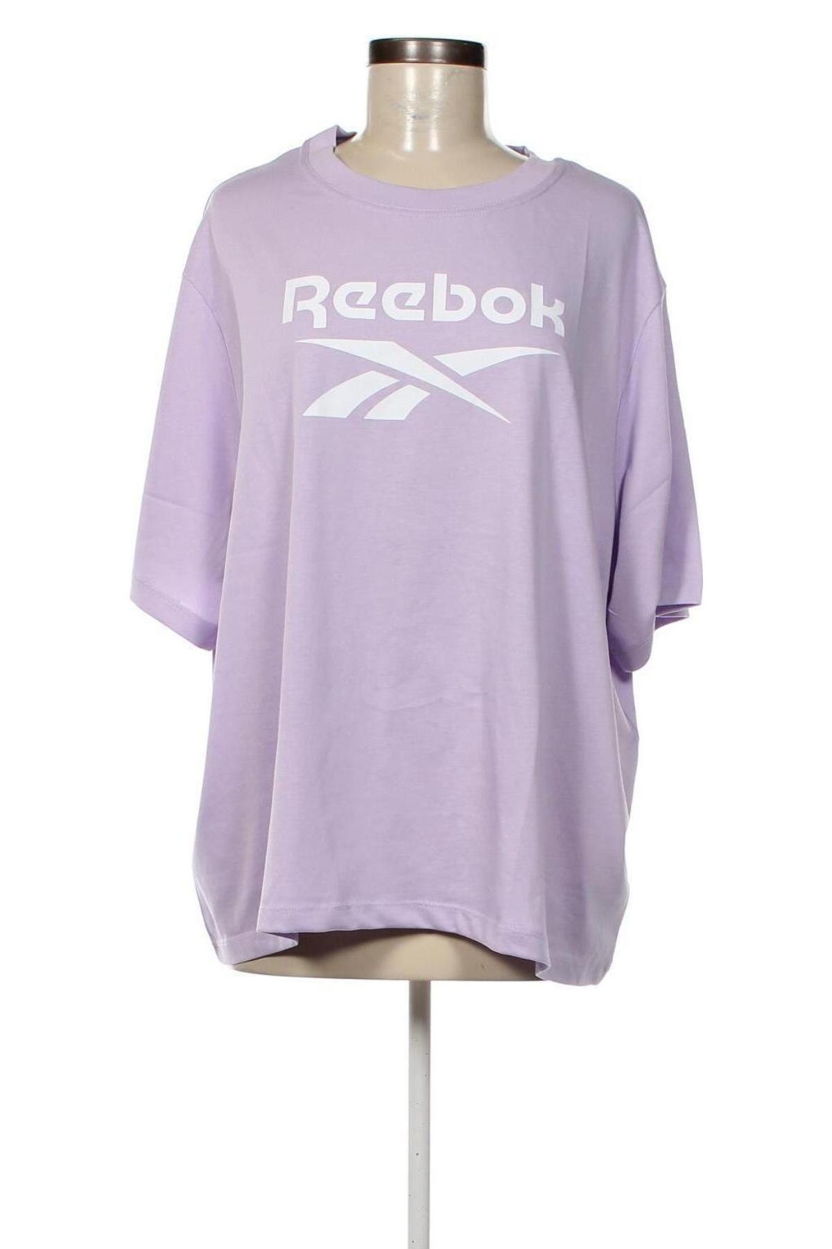 Дамска тениска Reebok, Размер 4XL, Цвят Лилав, Цена 58,90 лв.