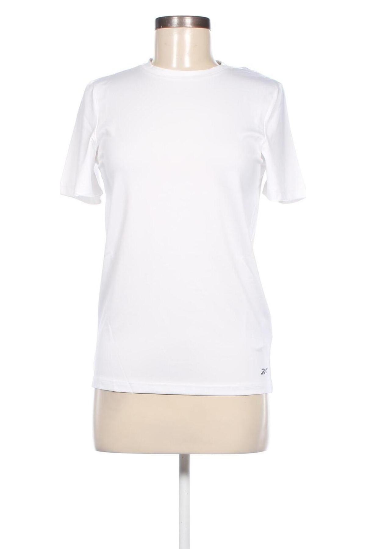 Γυναικείο t-shirt Reebok, Μέγεθος S, Χρώμα Λευκό, Τιμή 15,98 €