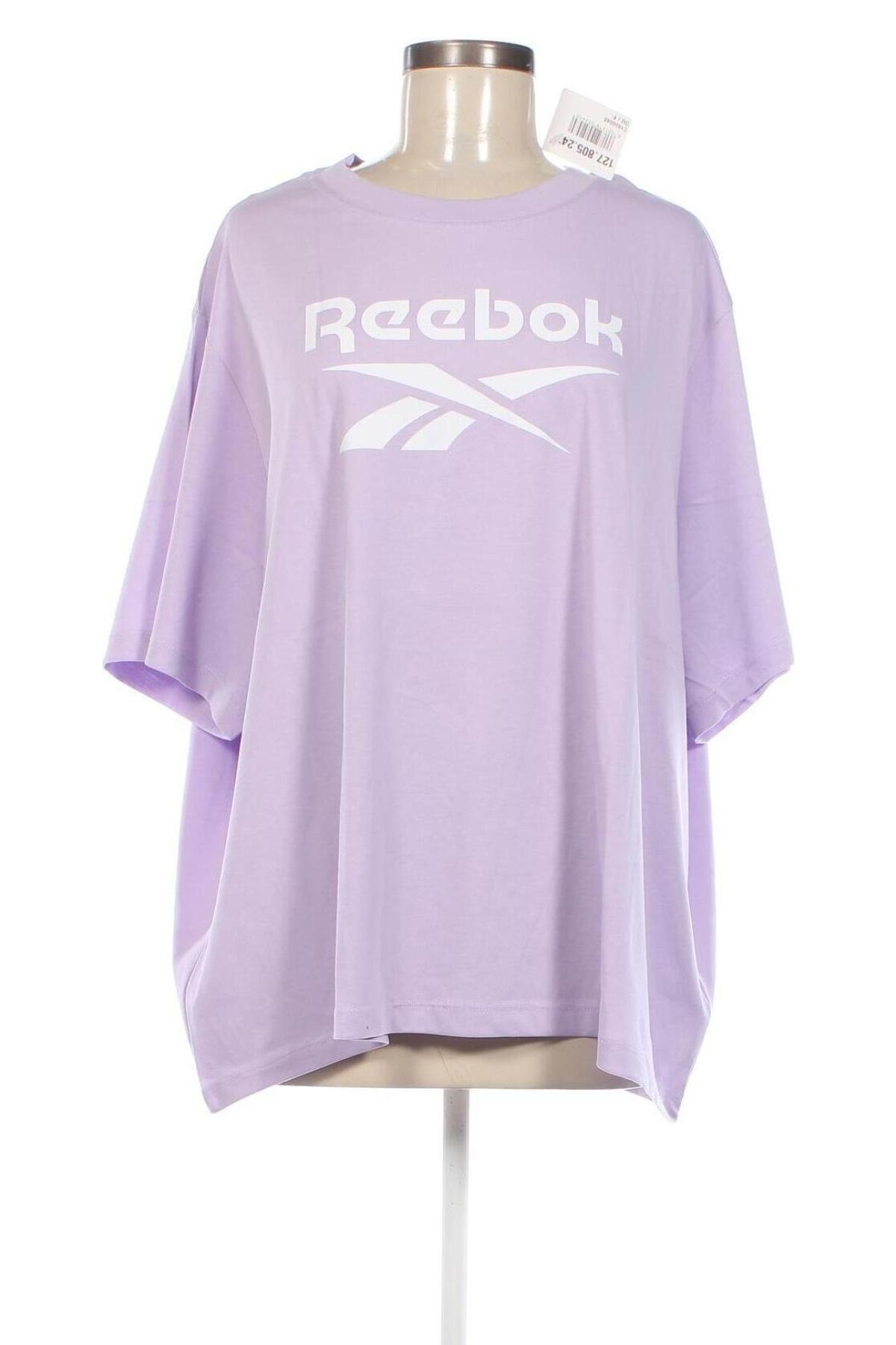 Damen T-Shirt Reebok, Größe 4XL, Farbe Lila, Preis 31,96 €