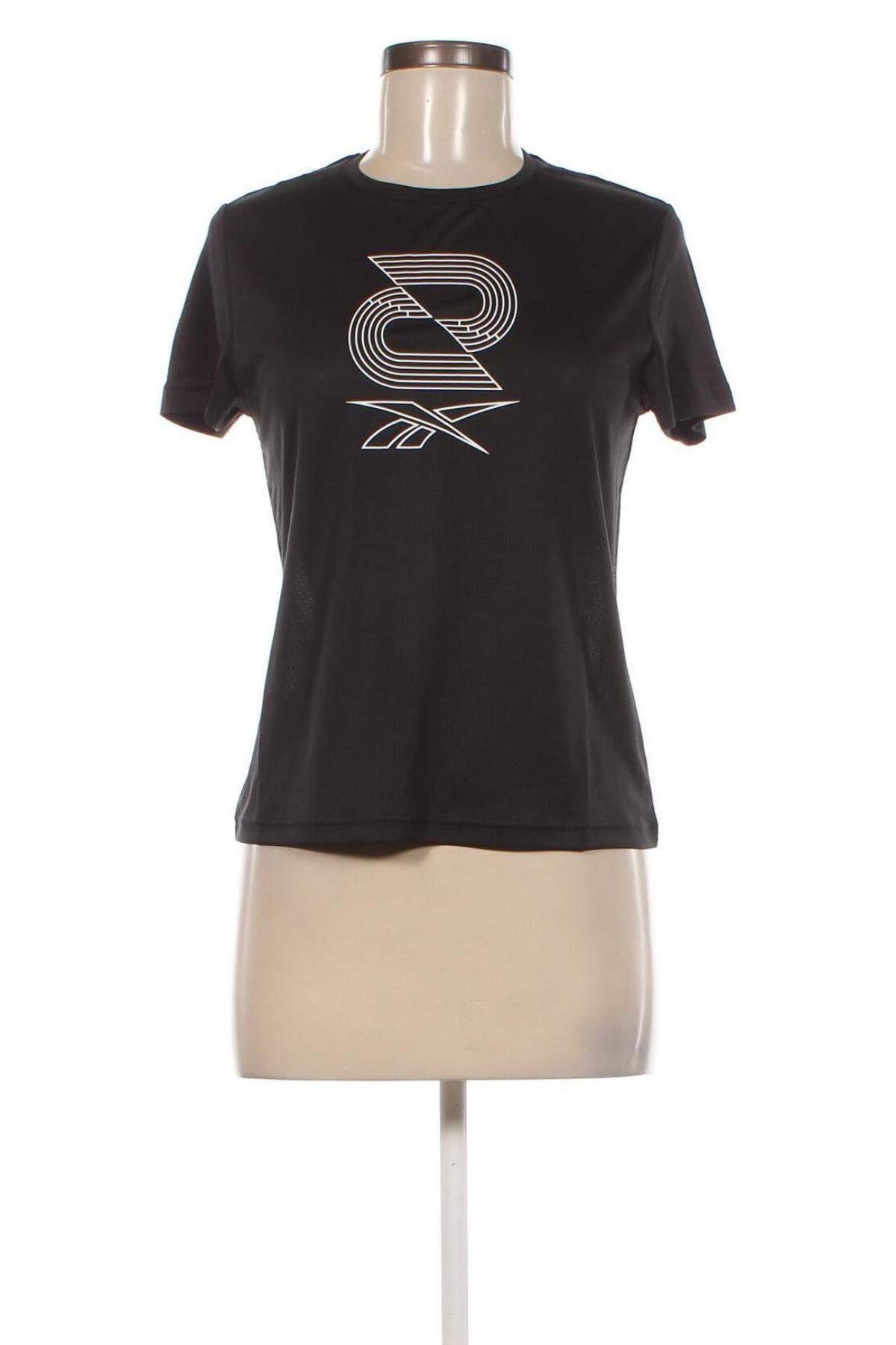 Γυναικείο t-shirt Reebok, Μέγεθος XS, Χρώμα Μαύρο, Τιμή 22,37 €