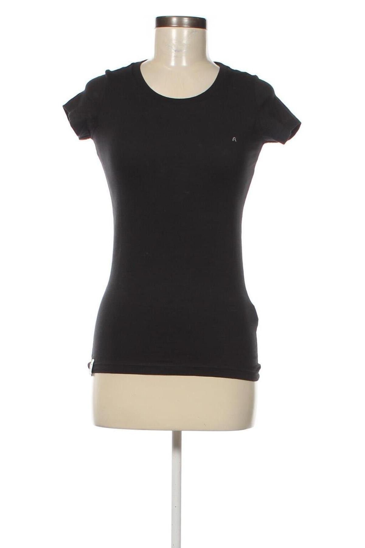 Γυναικείο t-shirt Replay, Μέγεθος XS, Χρώμα Μαύρο, Τιμή 27,83 €
