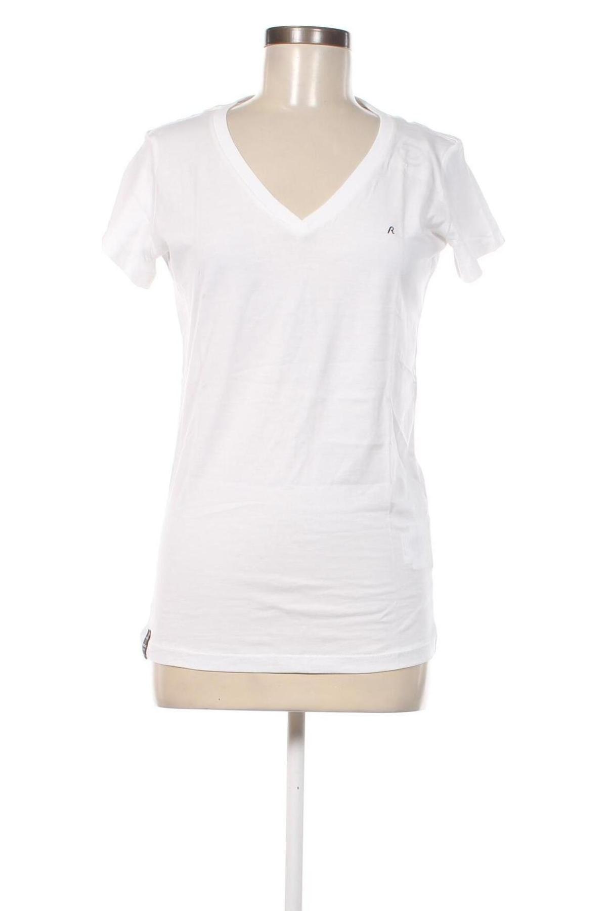 Γυναικείο t-shirt Replay, Μέγεθος L, Χρώμα Λευκό, Τιμή 33,40 €