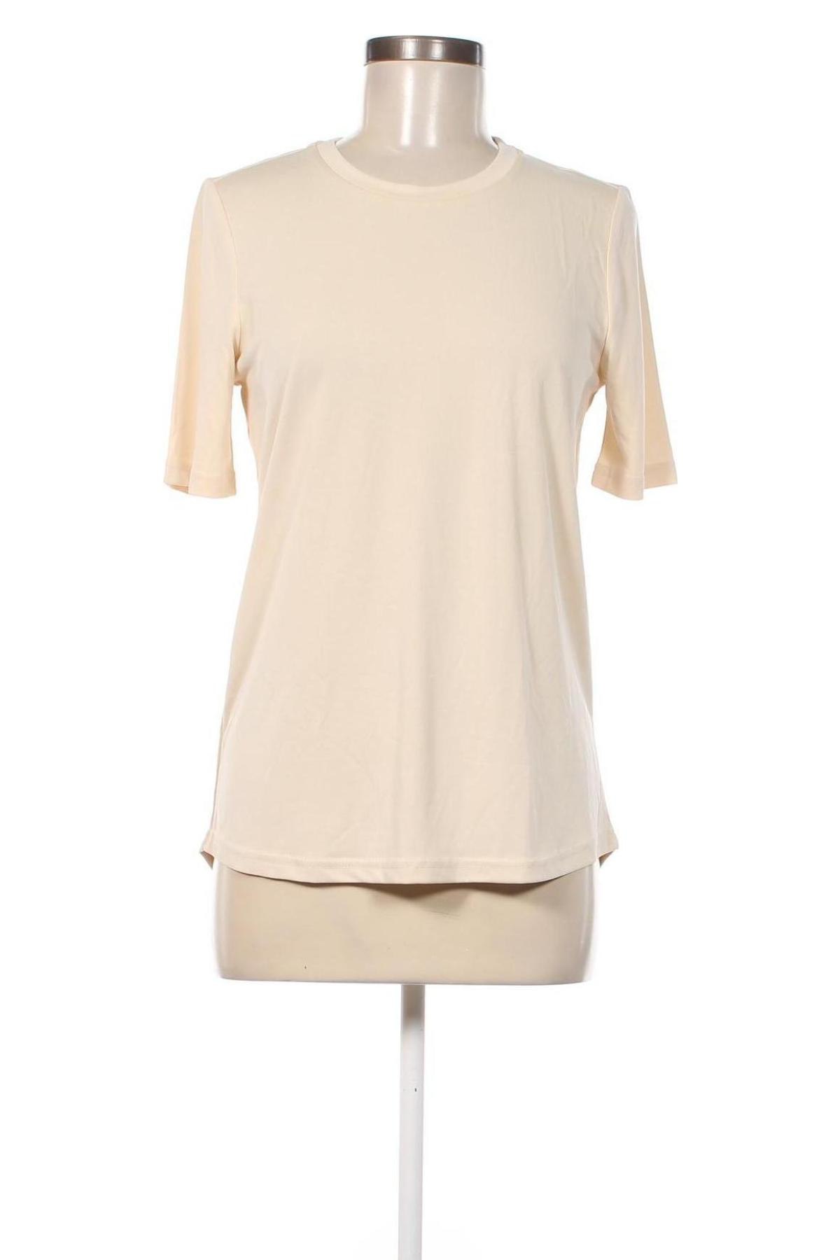 Γυναικείο t-shirt Selected Femme, Μέγεθος S, Χρώμα  Μπέζ, Τιμή 11,34 €