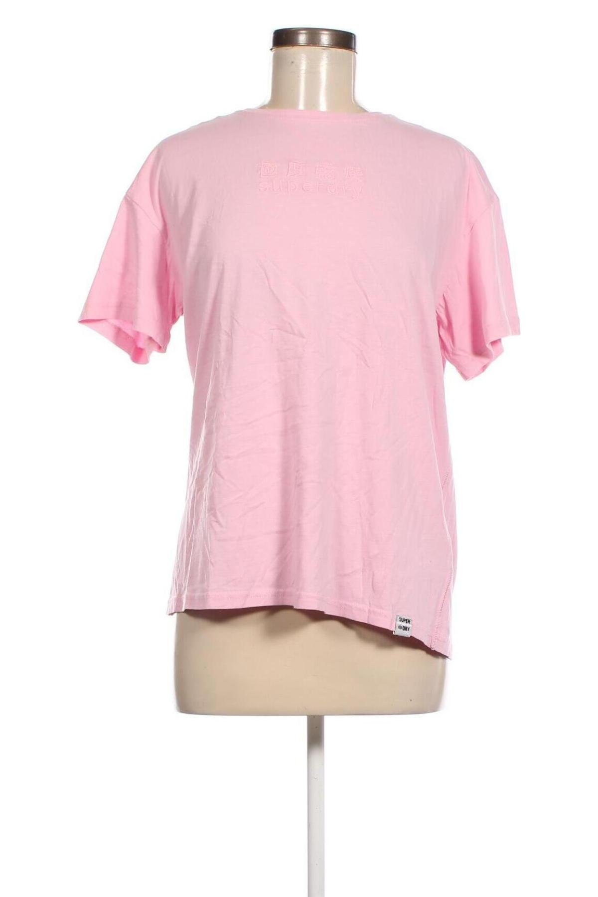 Damen T-Shirt Superdry, Größe M, Farbe Rosa, Preis € 11,90