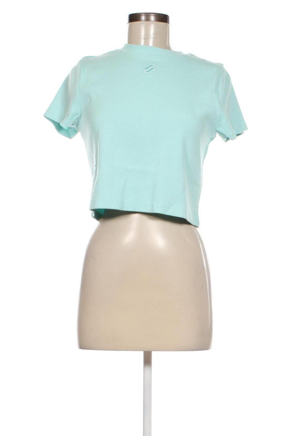 Γυναικείο t-shirt Superdry, Μέγεθος L, Χρώμα Πράσινο, Τιμή 20,62 €