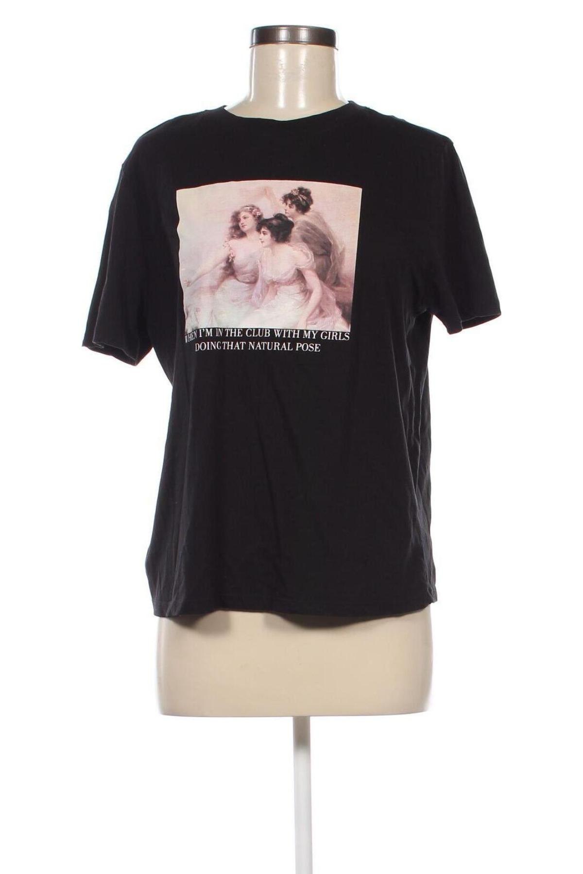 Damen T-Shirt Tally Weijl, Größe L, Farbe Schwarz, Preis € 8,52