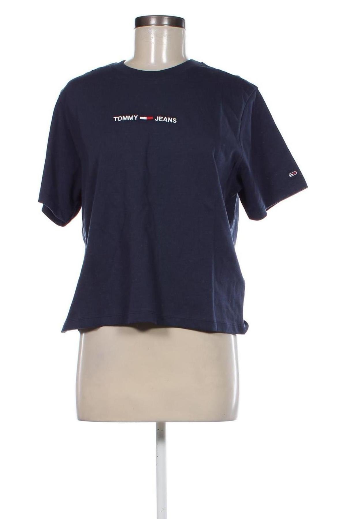 Γυναικείο t-shirt Tommy Jeans, Μέγεθος M, Χρώμα Μπλέ, Τιμή 29,77 €