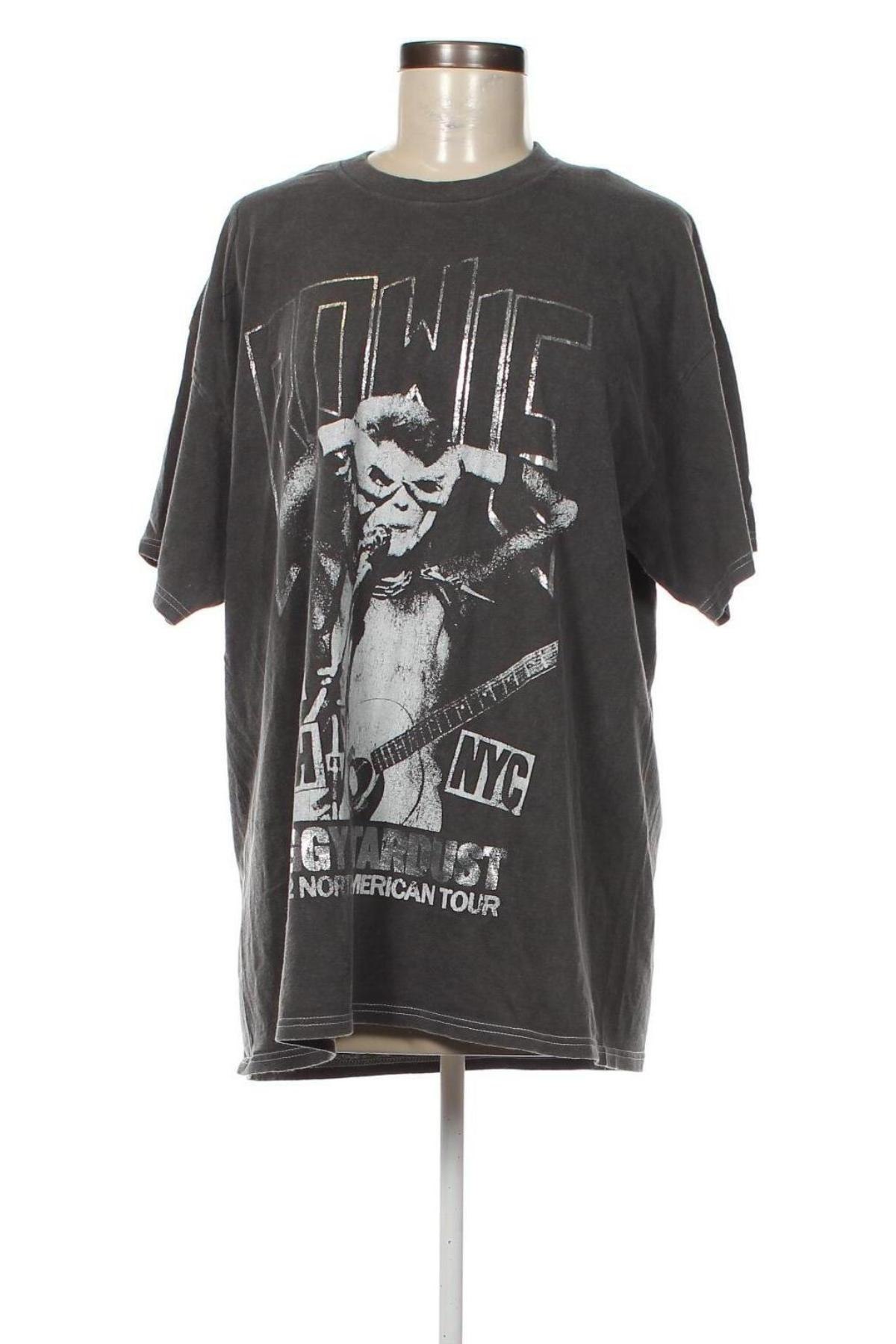 Damen T-Shirt Topshop, Größe L, Farbe Grau, Preis 18,56 €