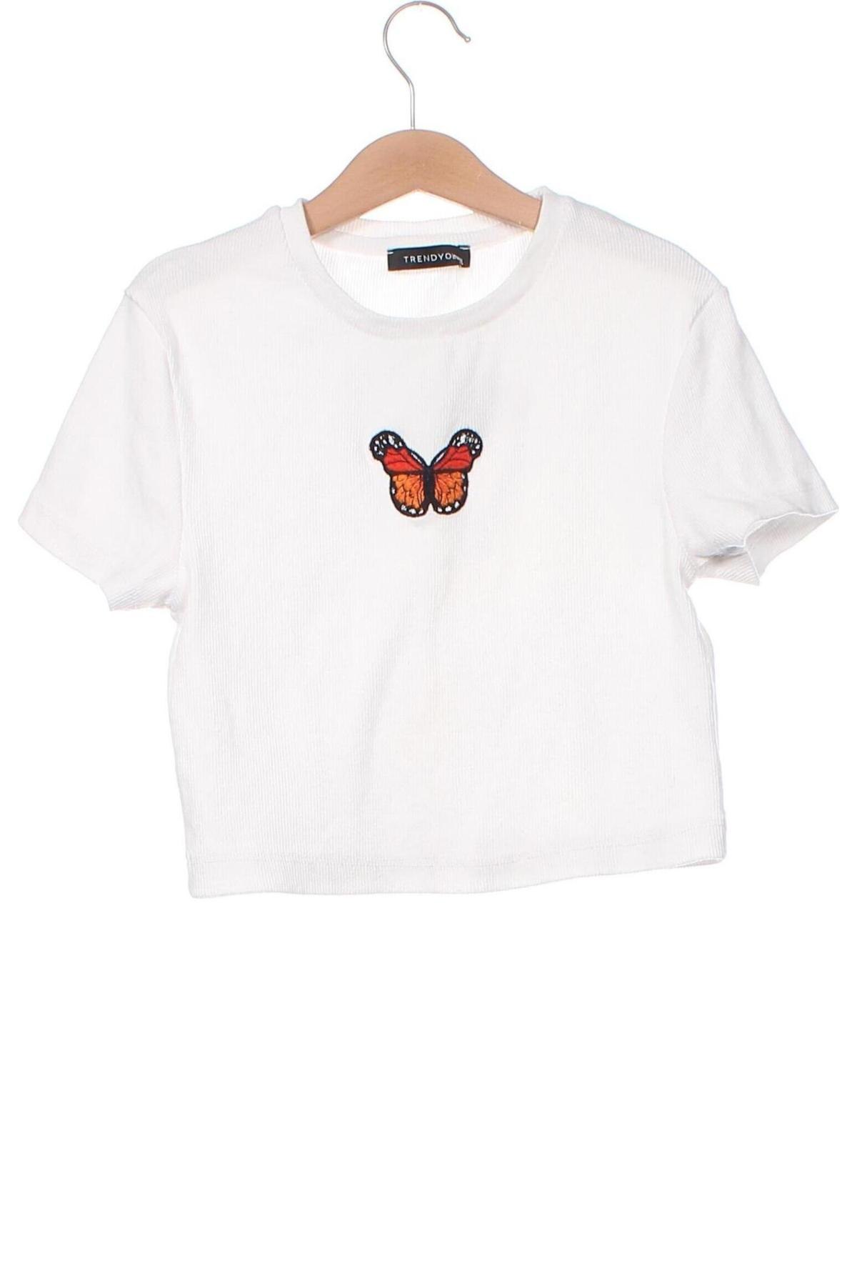 Damen T-Shirt Trendyol, Größe XS, Farbe Weiß, Preis € 9,00