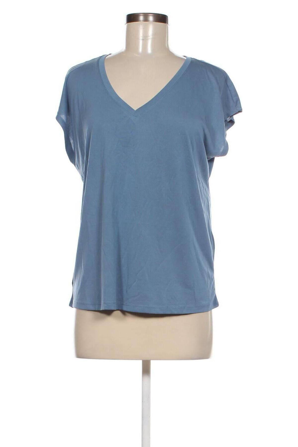 Γυναικείο t-shirt VILA, Μέγεθος M, Χρώμα Μπλέ, Τιμή 9,59 €