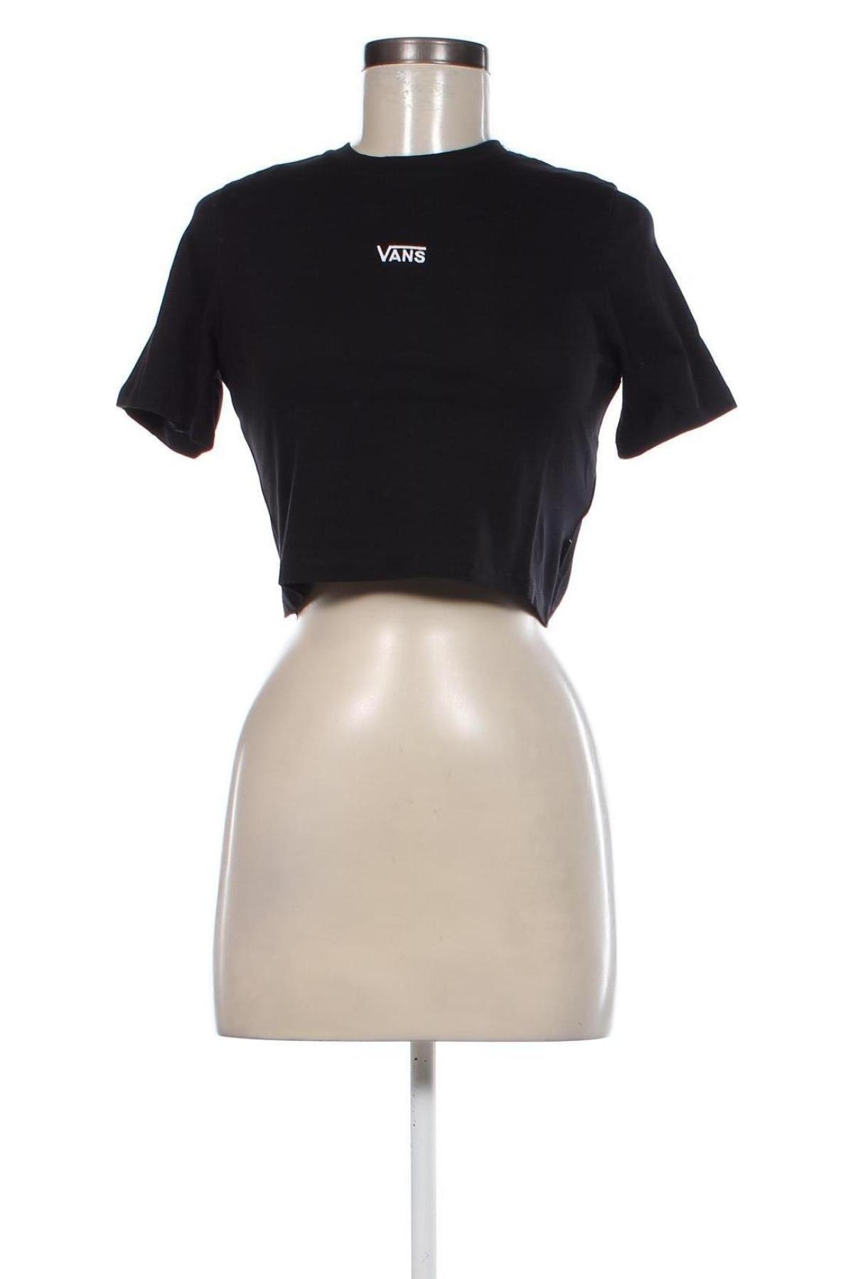 Damen T-Shirt Vans, Größe XS, Farbe Schwarz, Preis € 16,60