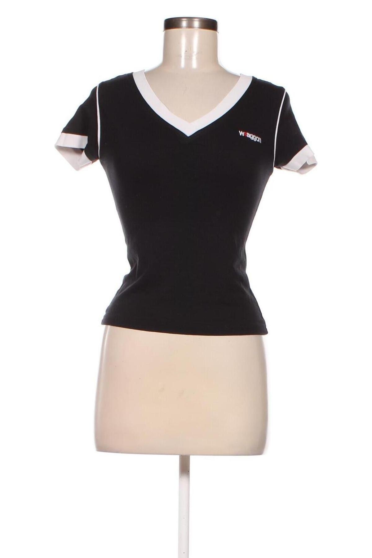 Dámske tričko Waggon, Veľkosť S, Farba Čierna, Cena  5,53 €
